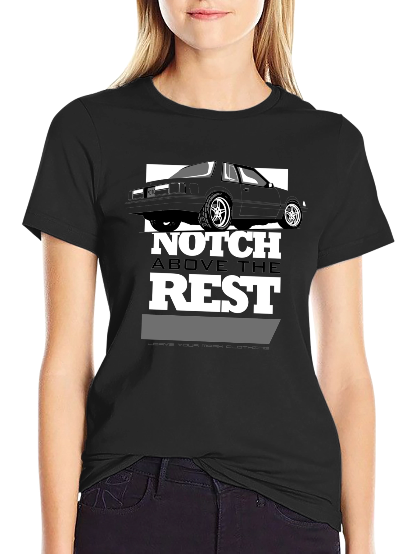Notch Above the Rest Graphic Tee - Black