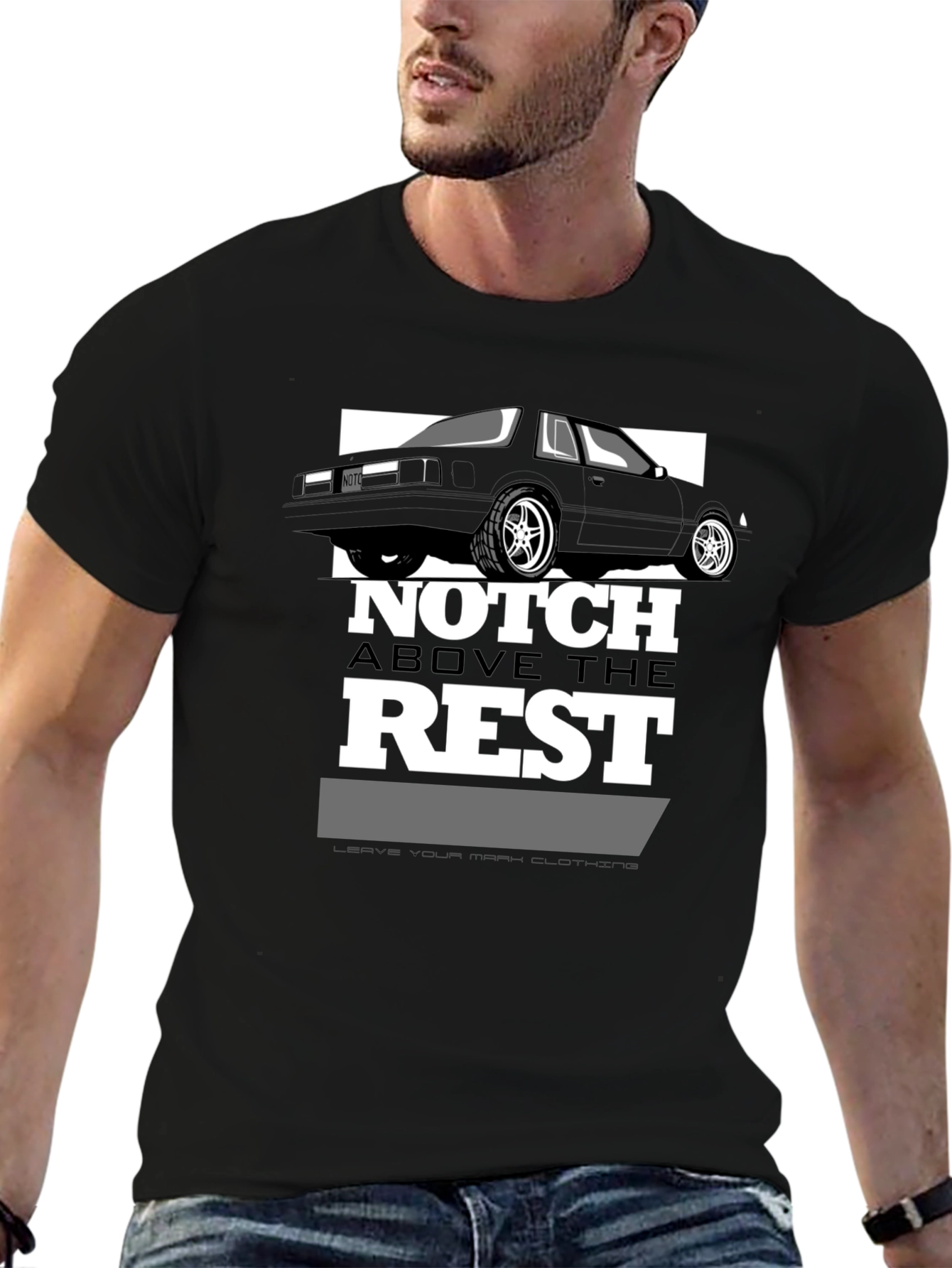 Notch Above the Rest Graphic Tee - Black