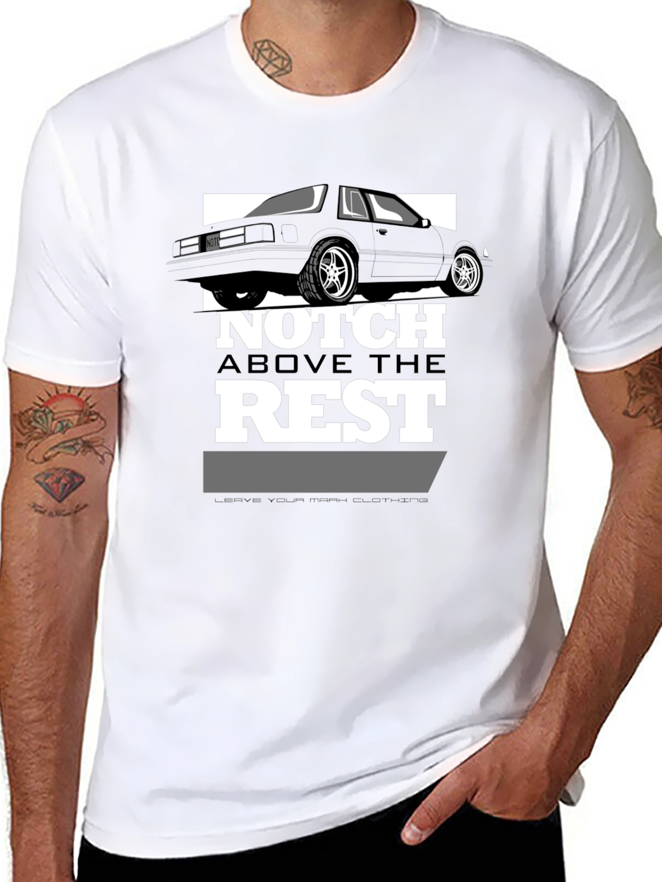 Notch Above the Rest Graphic Tee - Black