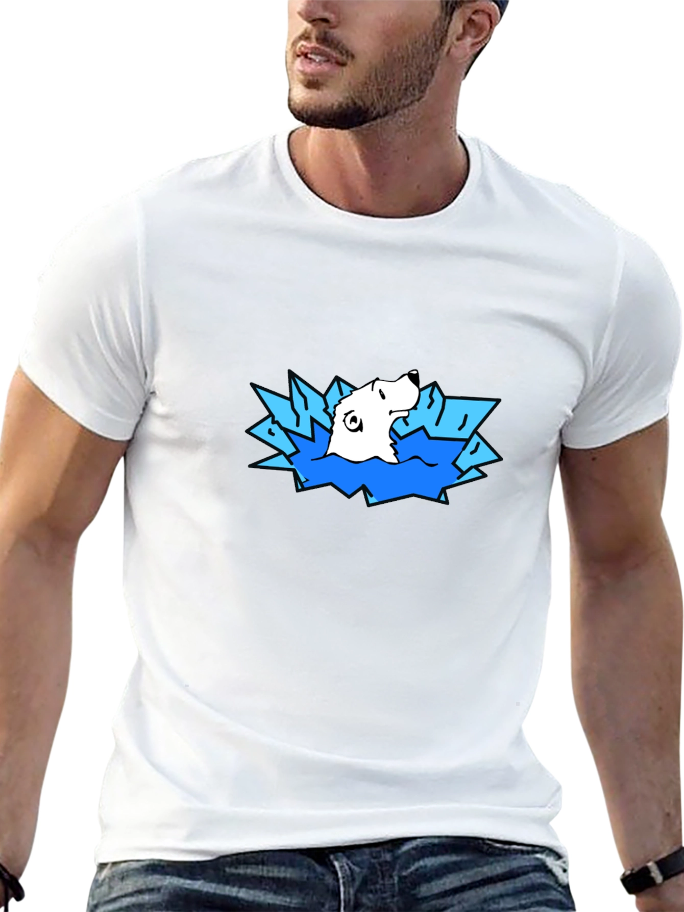 Polar Bear Ice T-Shirt - Cool Graphic Tee