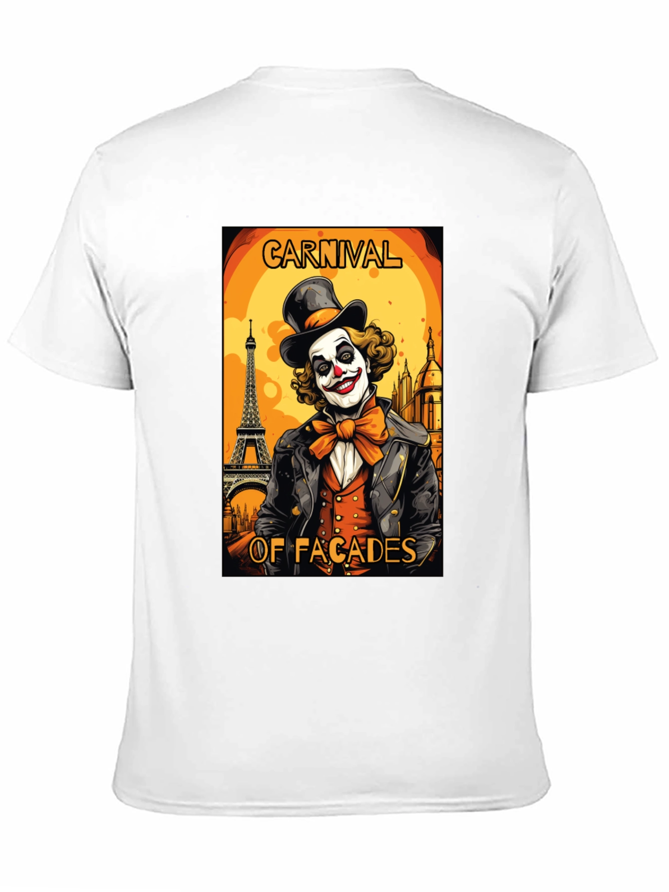 Carnival Facades Clown Graphic T-Shirt