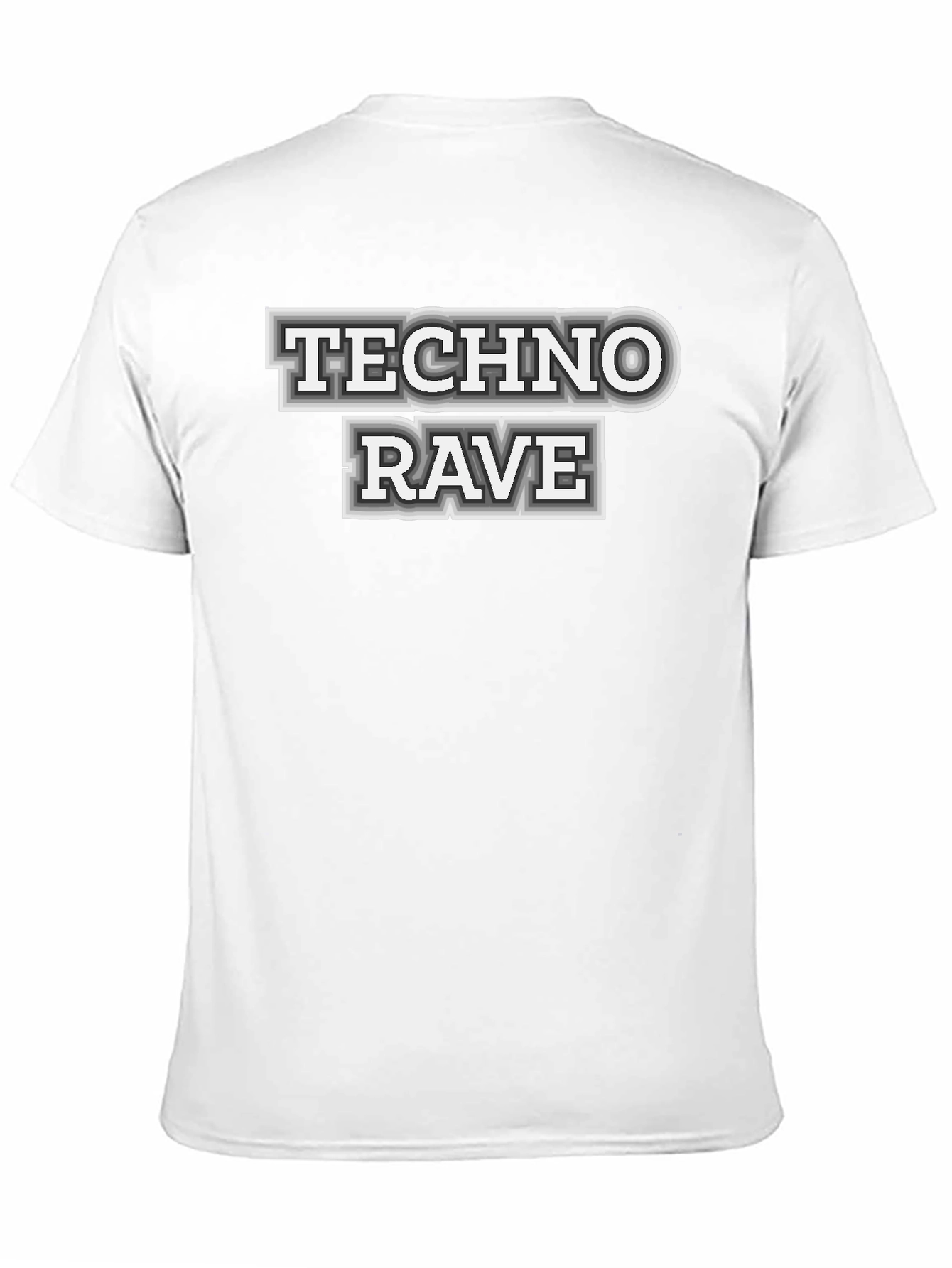 Techno Rave Graphic T-Shirt - Bold Statement Tee