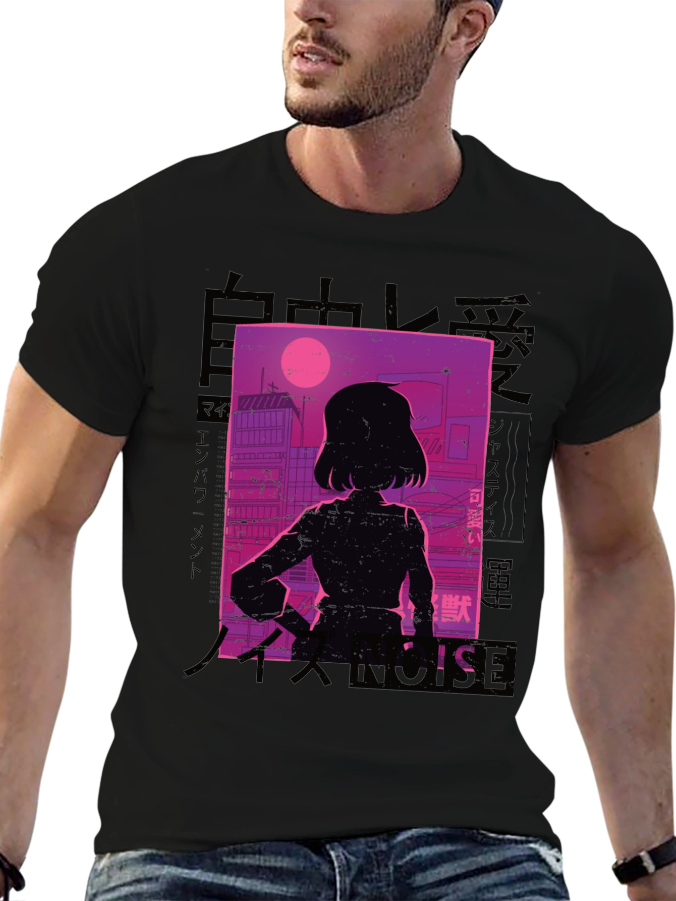 Anime Girl Aesthetic T-Shirt