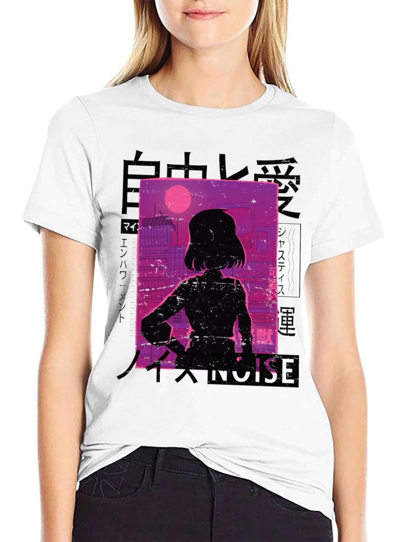 Anime Girl Aesthetic T-Shirt