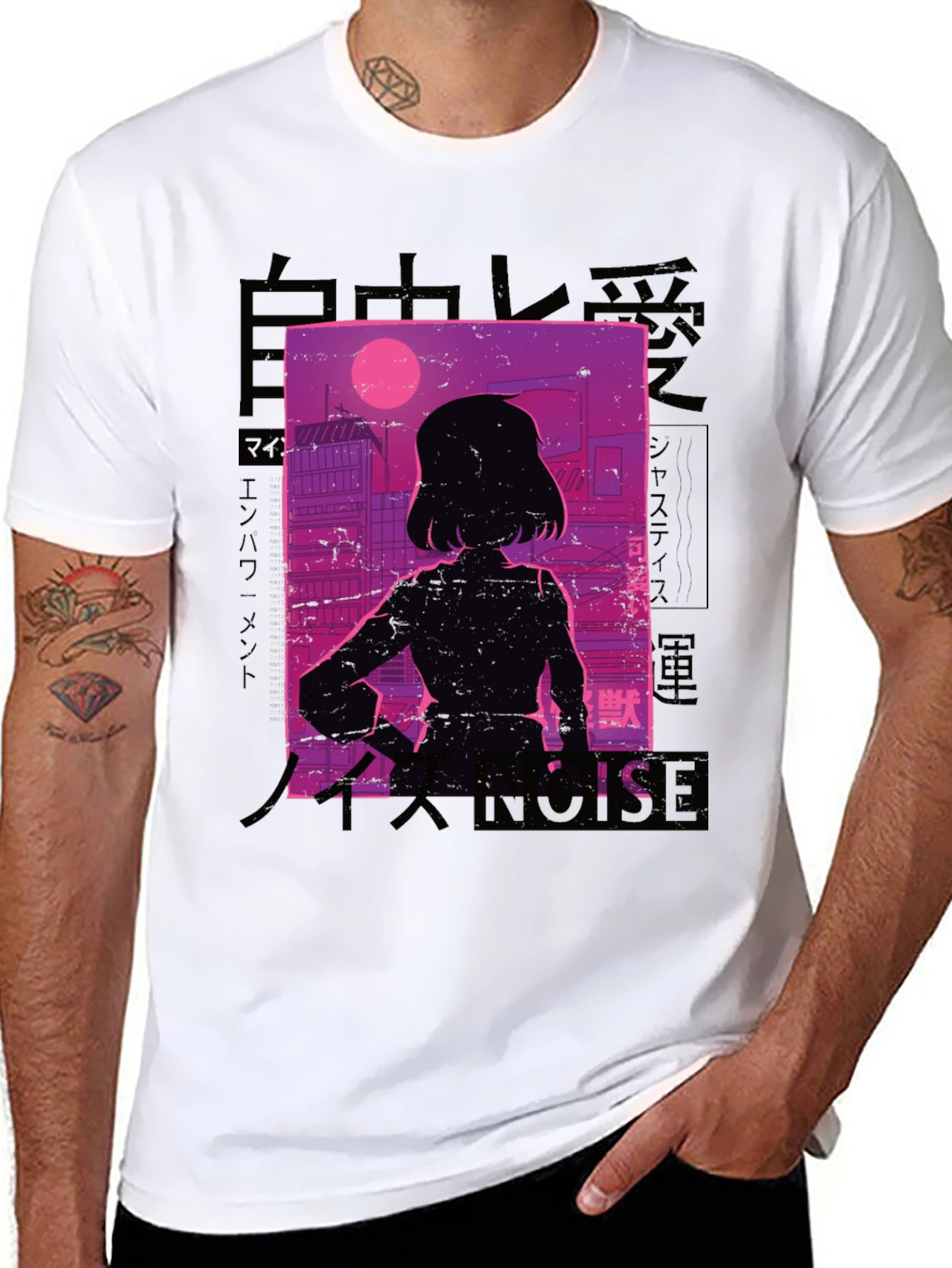 Anime Girl Aesthetic T-Shirt