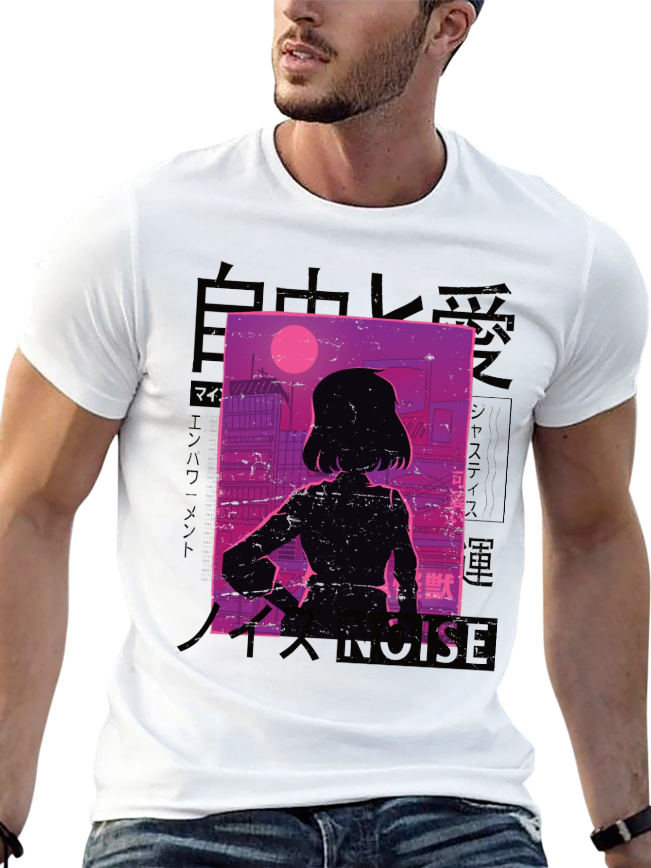 Anime Girl Aesthetic T-Shirt