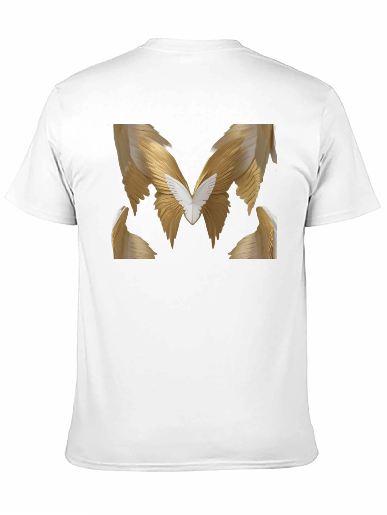 Winged M Graphic Tee - Stylish Black T-Shirt