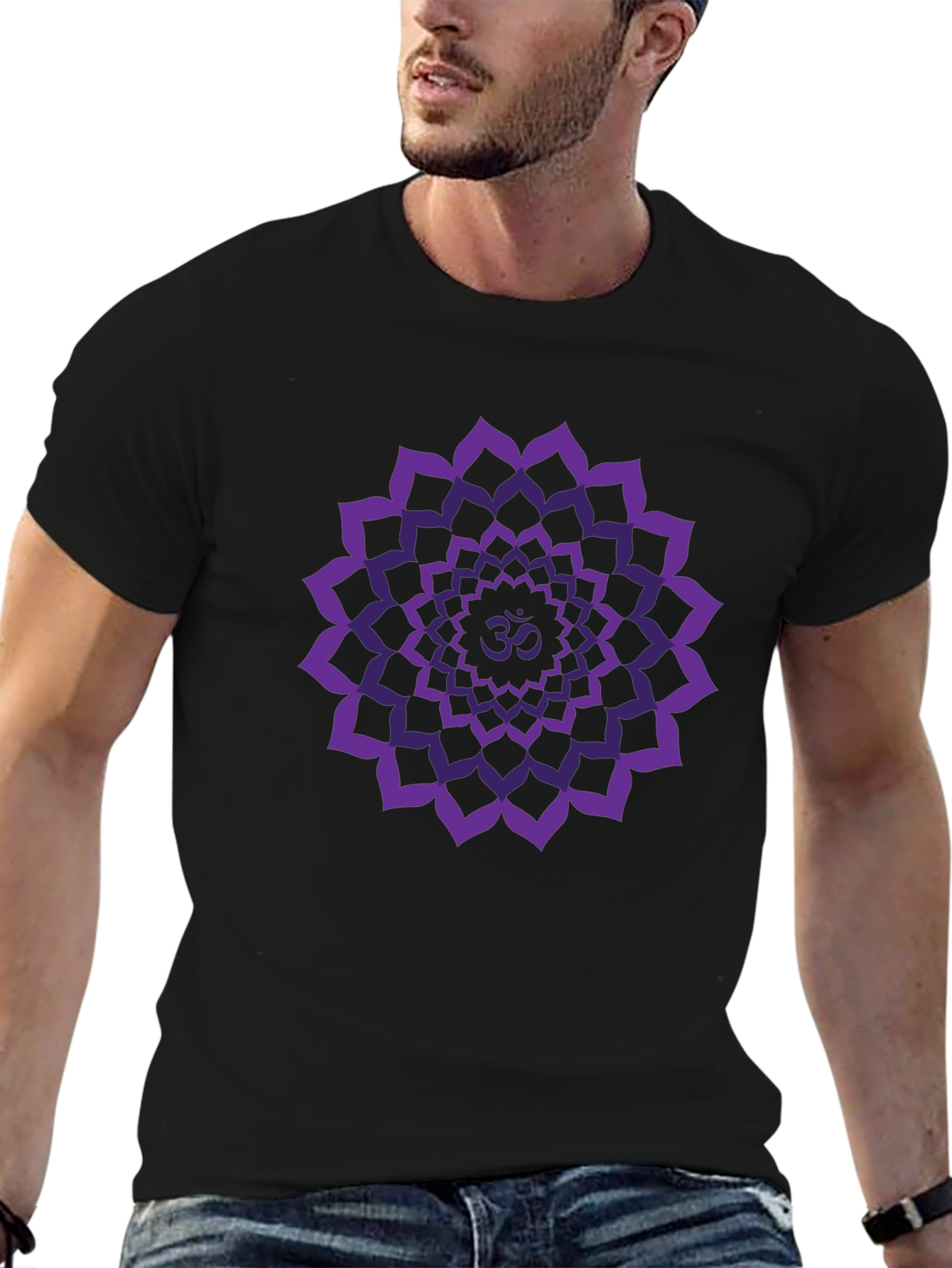 Crown Chakra T-Shirt - Spiritual Symbol Design