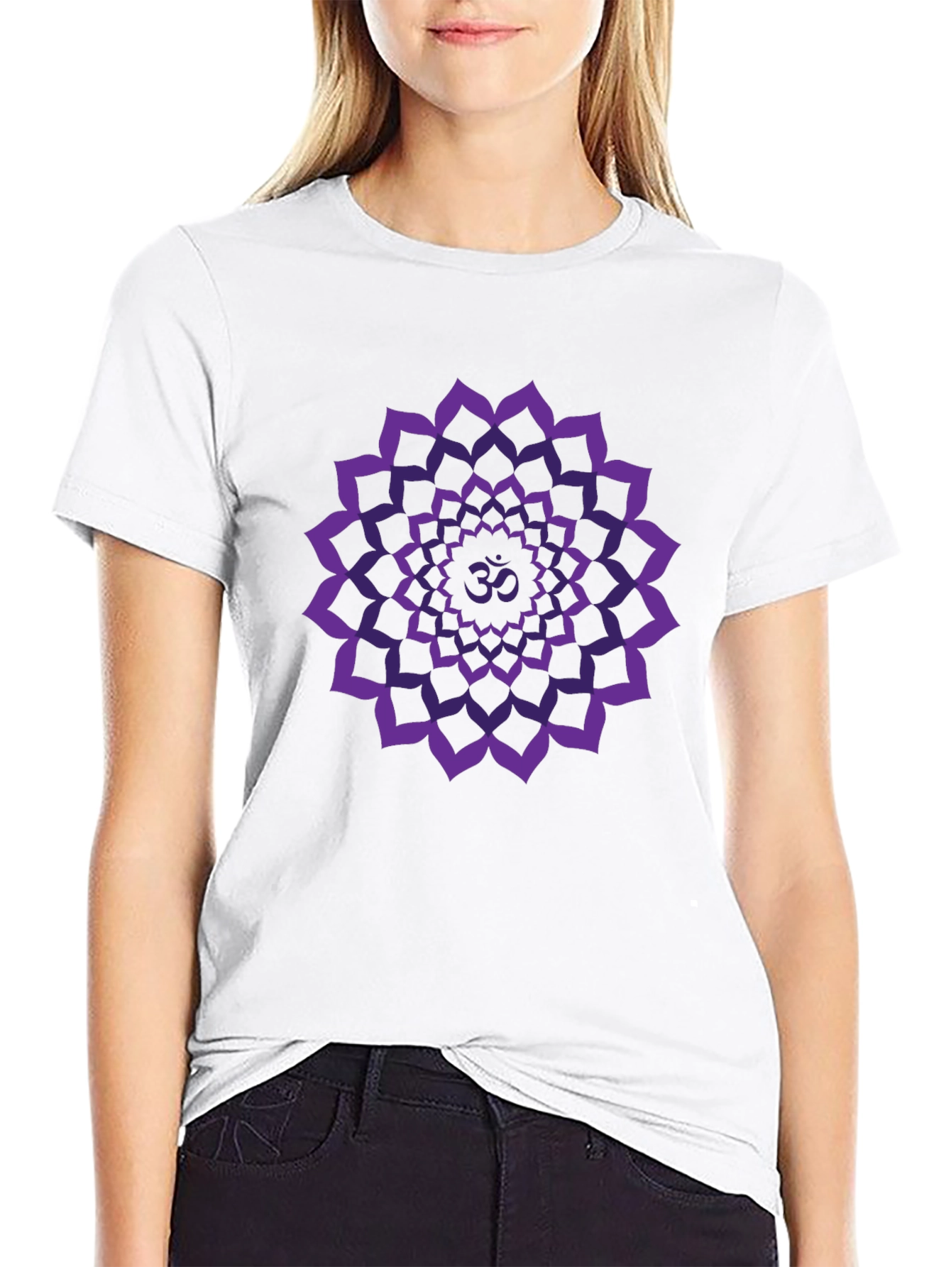 Crown Chakra T-Shirt - Spiritual Symbol Design