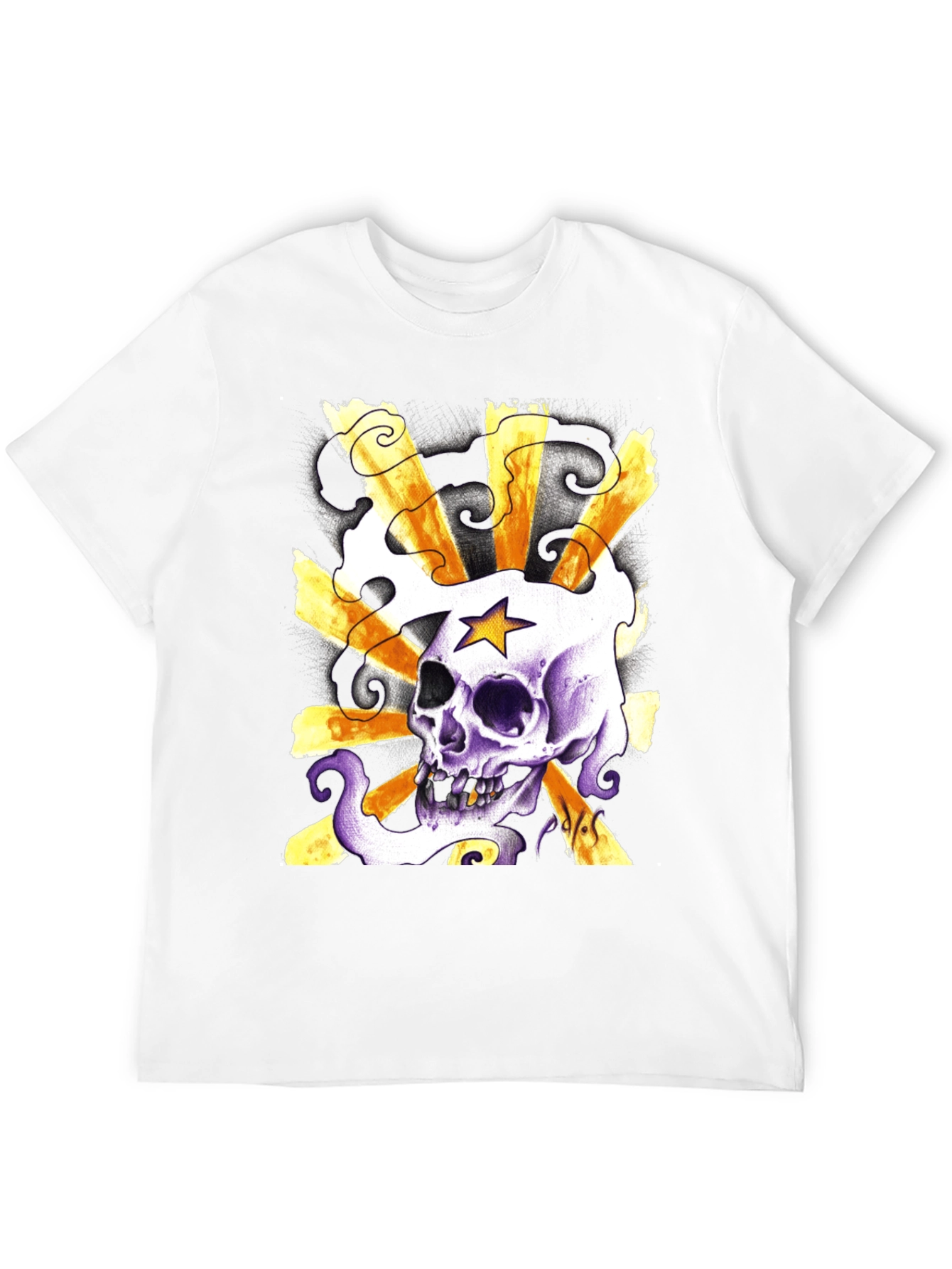 Skull Starburst Graphic Tee