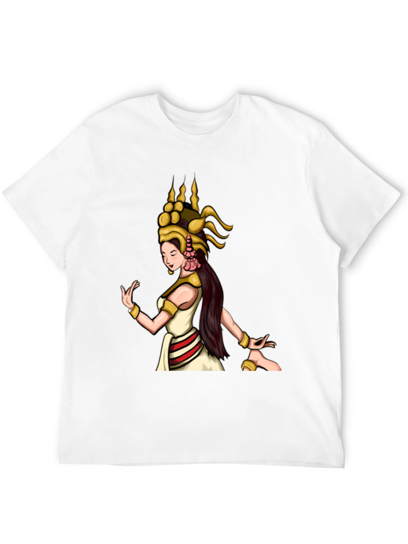 Elegant Dancer Graphic Tee - Unisex Black T-Shirt