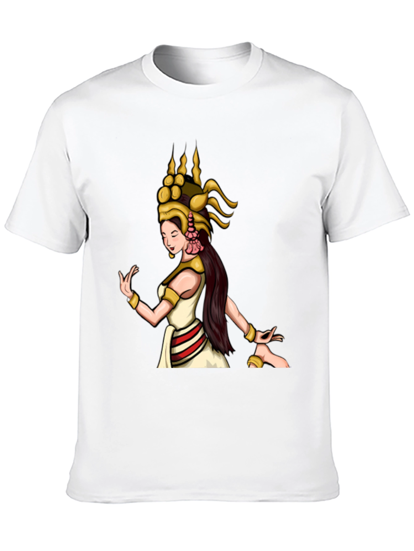 Elegant Dancer Graphic Tee - Unisex Black T-Shirt