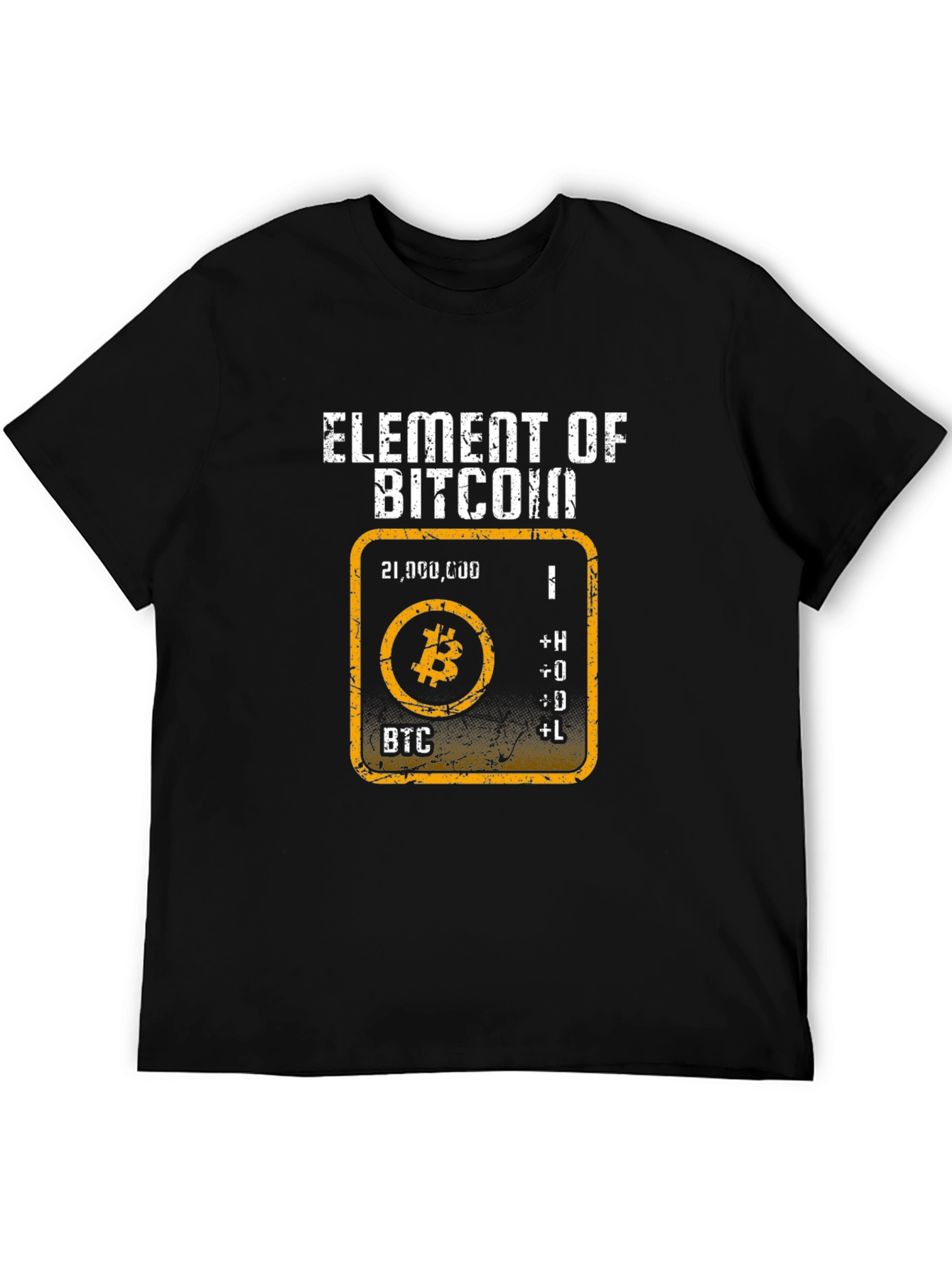 Element of Bitcoin Graphic Tee - Crypto HODL T-Shirt