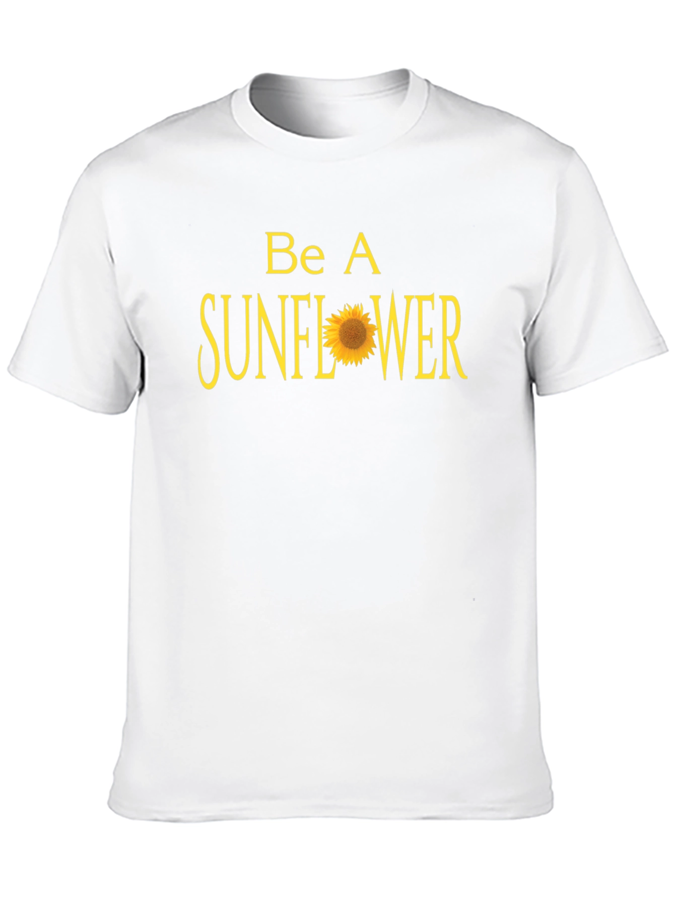 Be A Sunflower Black T-Shirt
