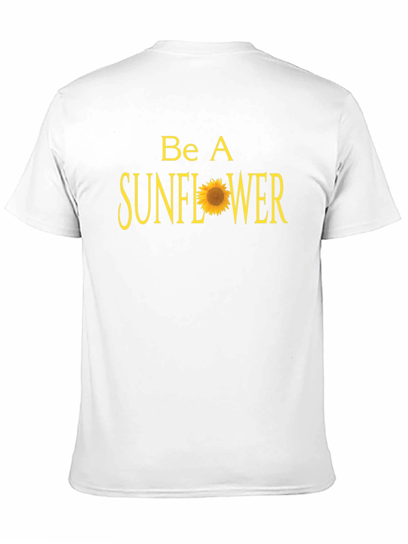 Be A Sunflower Black T-Shirt