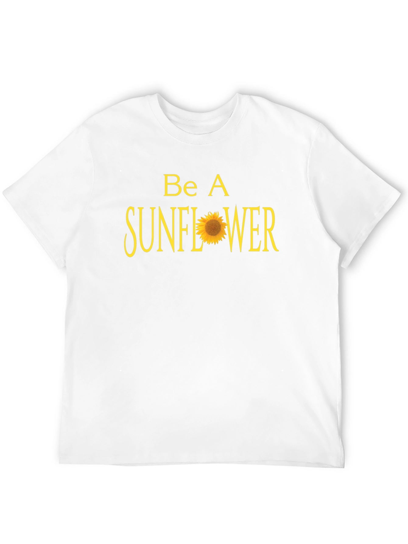 Be A Sunflower Black T-Shirt
