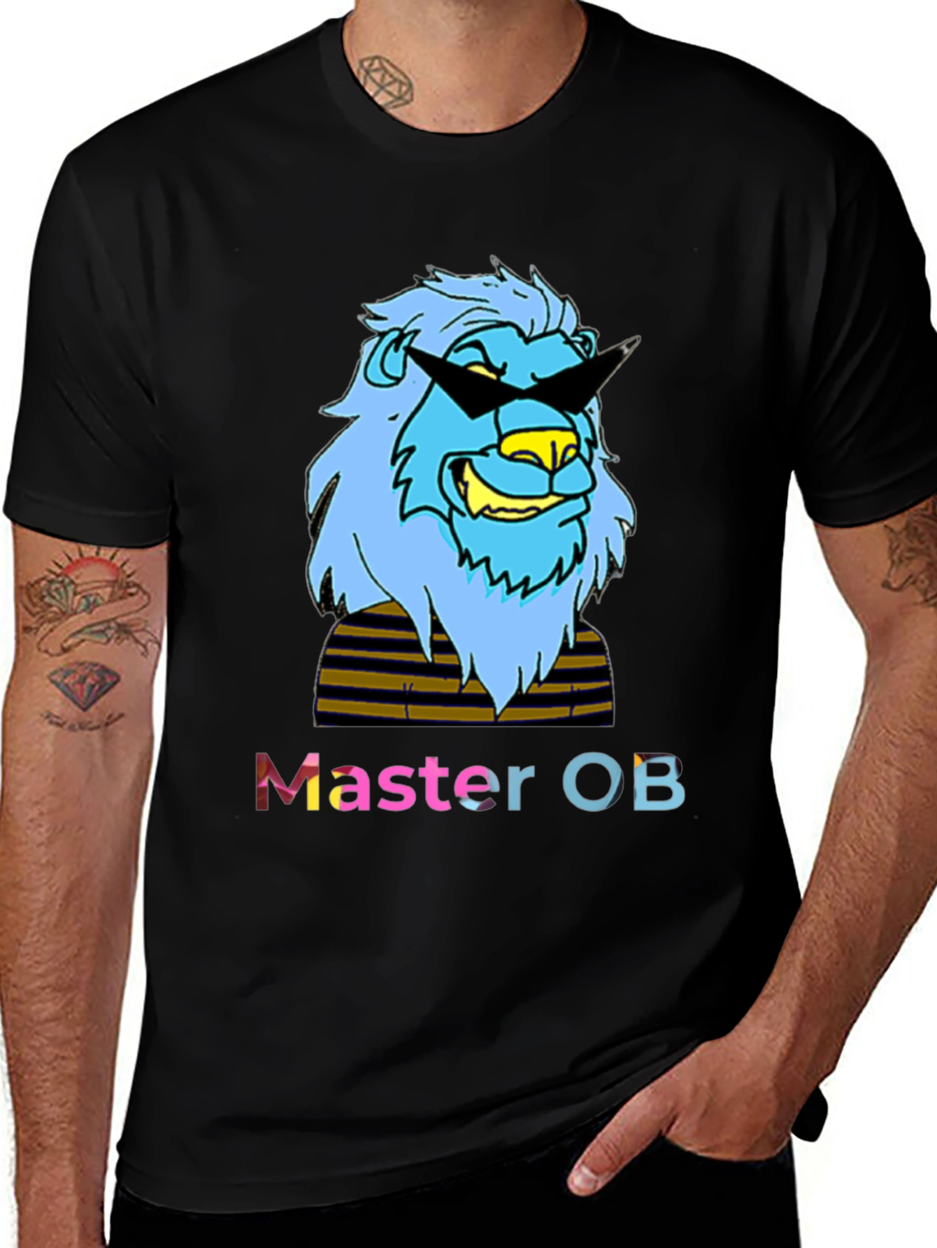 Master OB Lion Graphic Tee - Cool & Casual