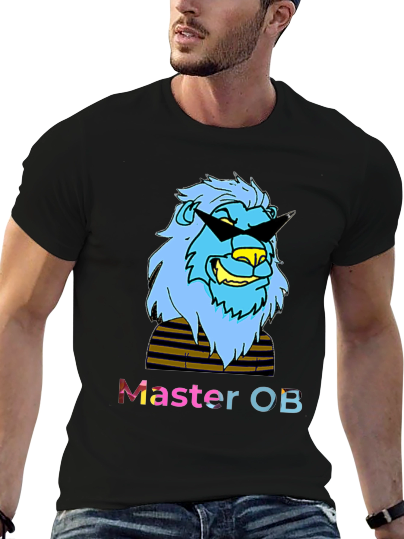 Master OB Lion Graphic Tee - Cool & Casual