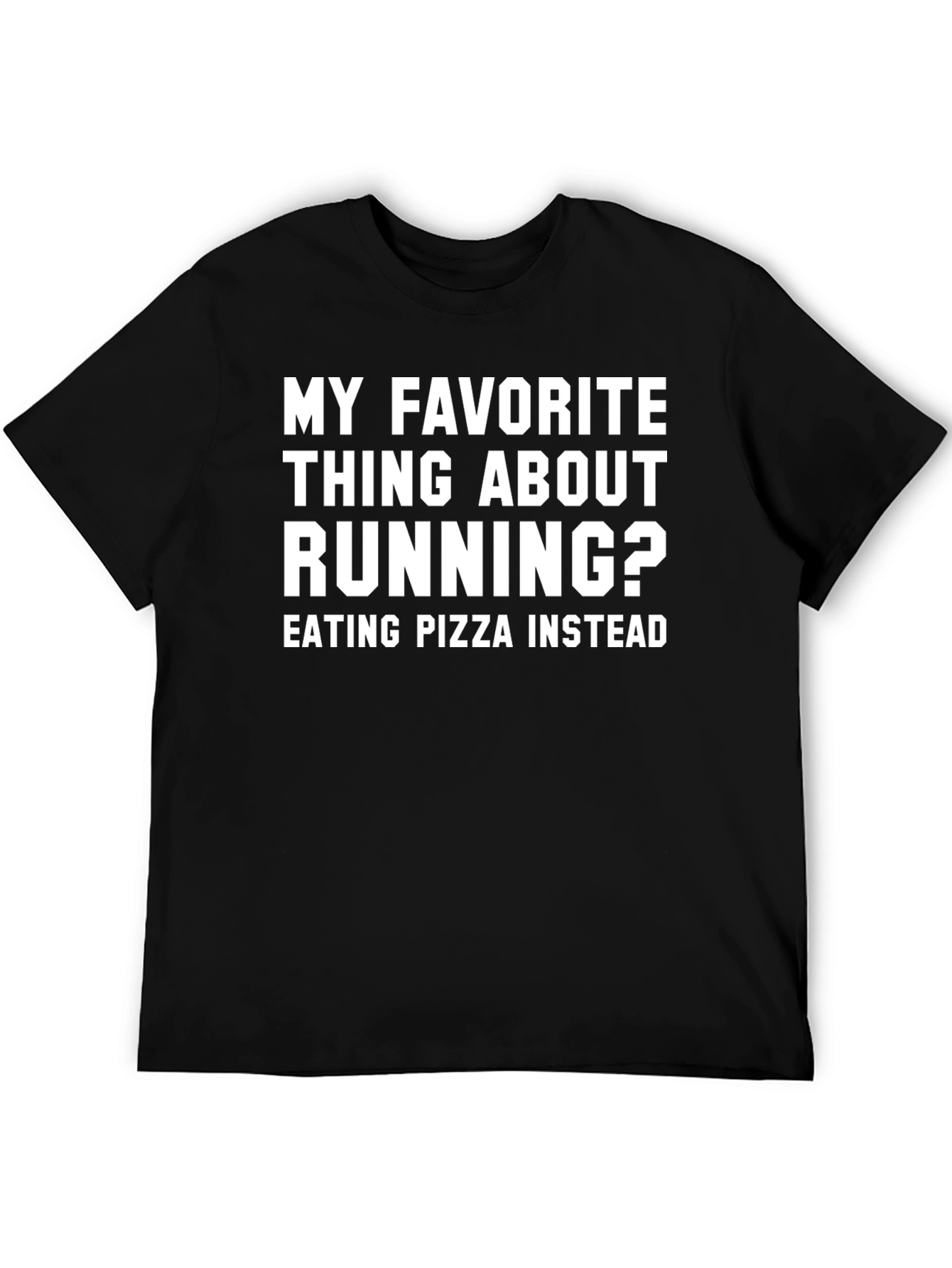 Funny Running Pizza T-Shirt