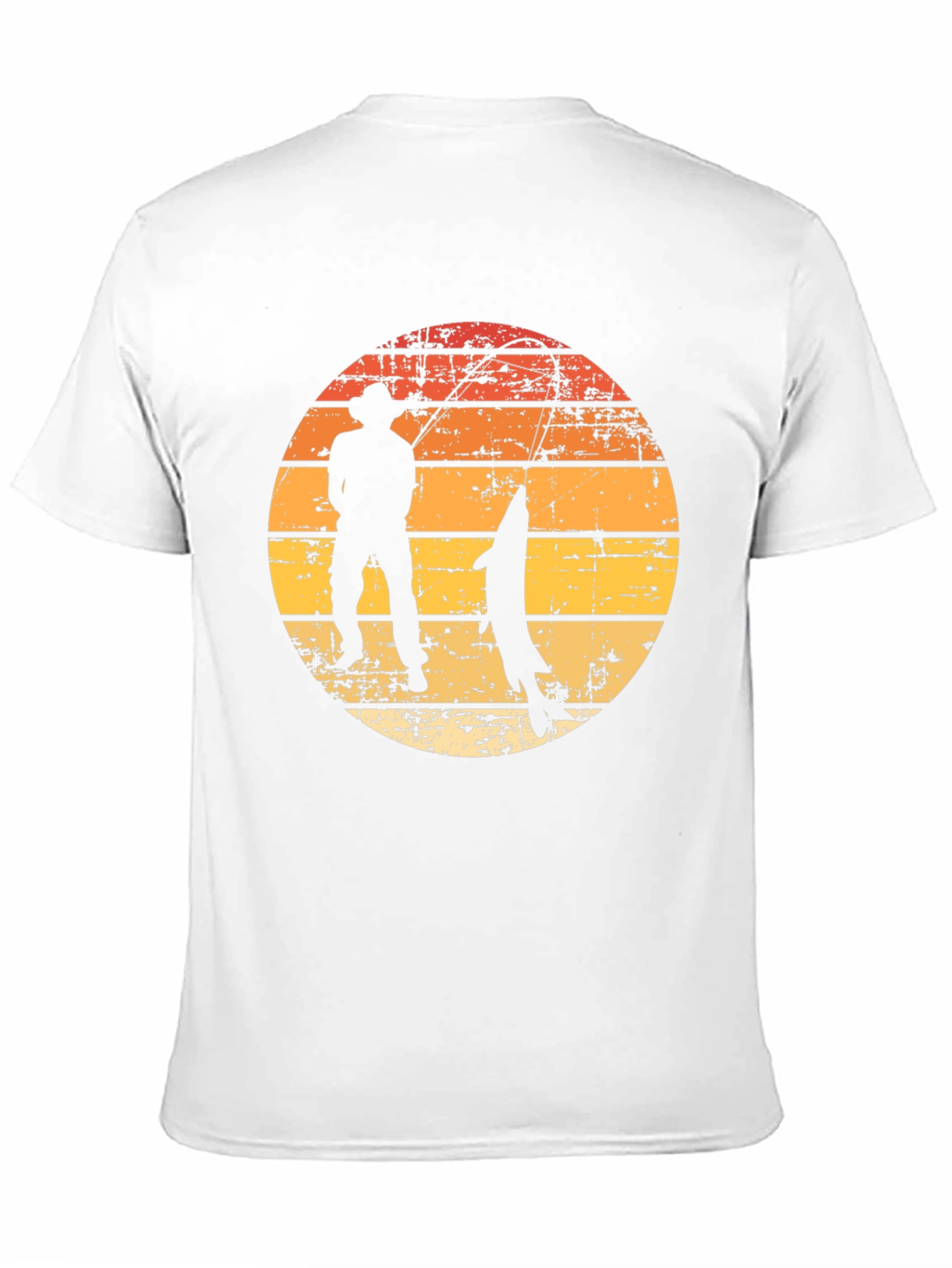 Fishing Sunset Graphic Tee