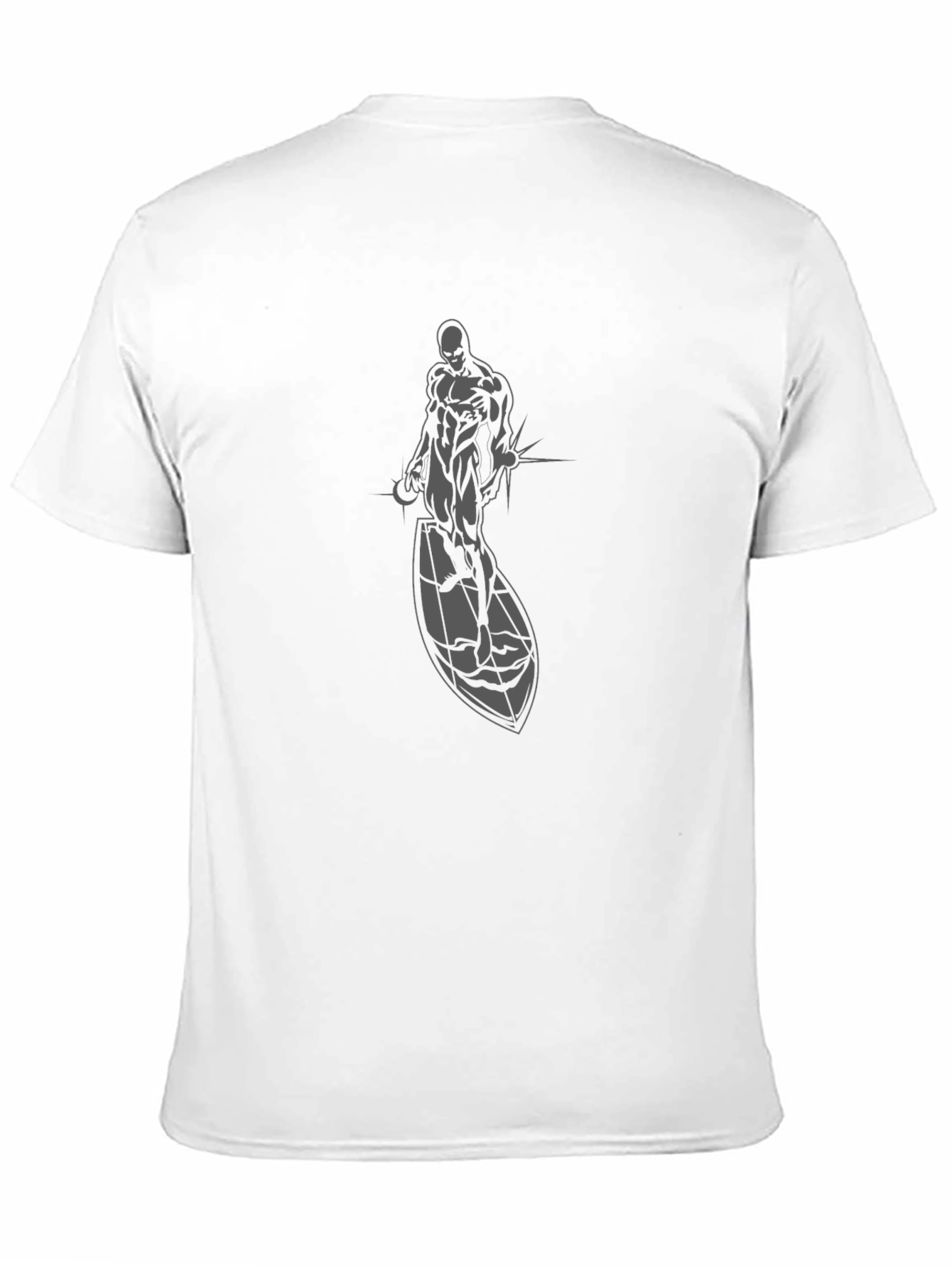 Silver Surfer Graphic T-Shirt - Classic Comic Style