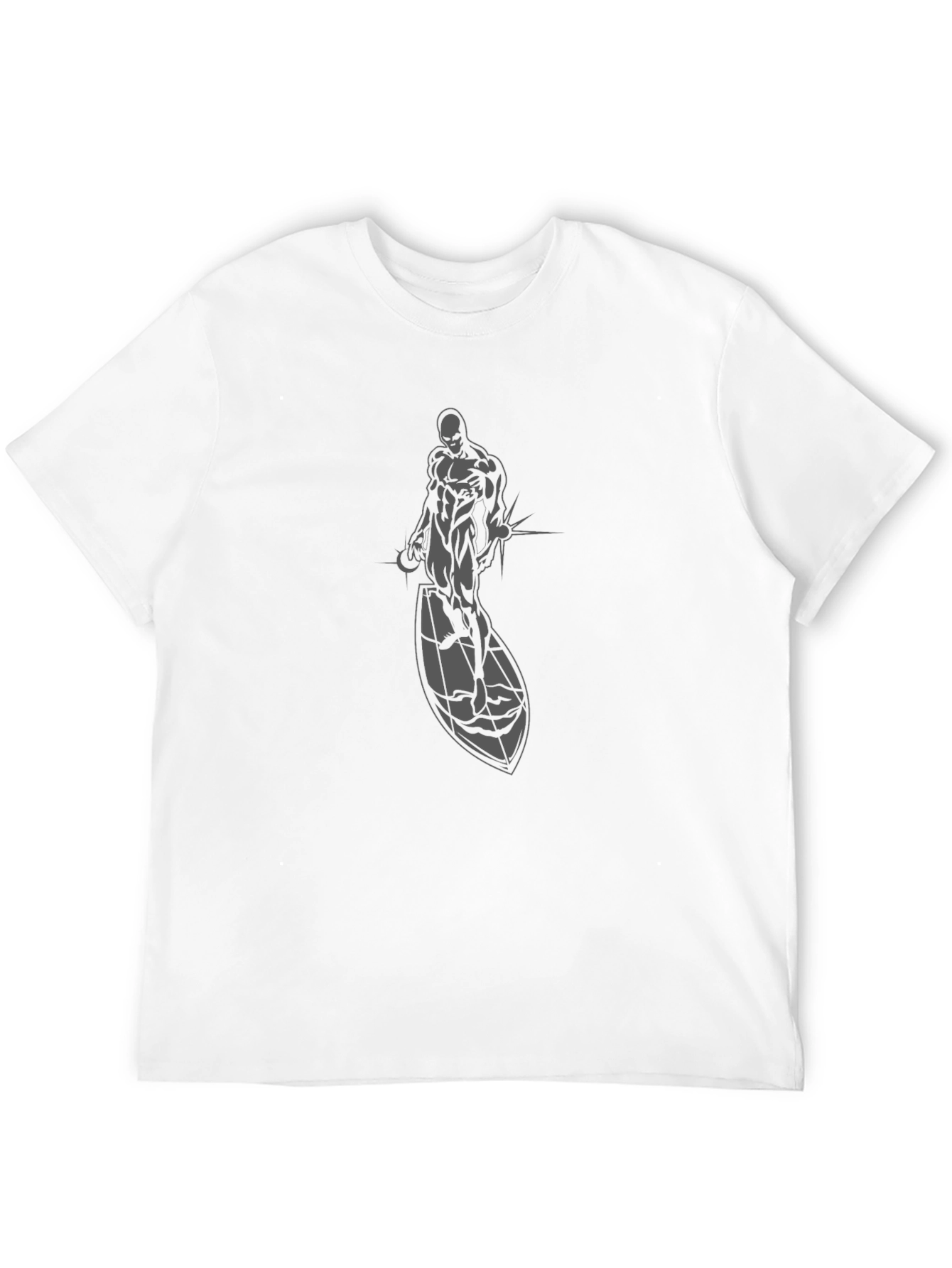 Silver Surfer Graphic T-Shirt - Classic Comic Style