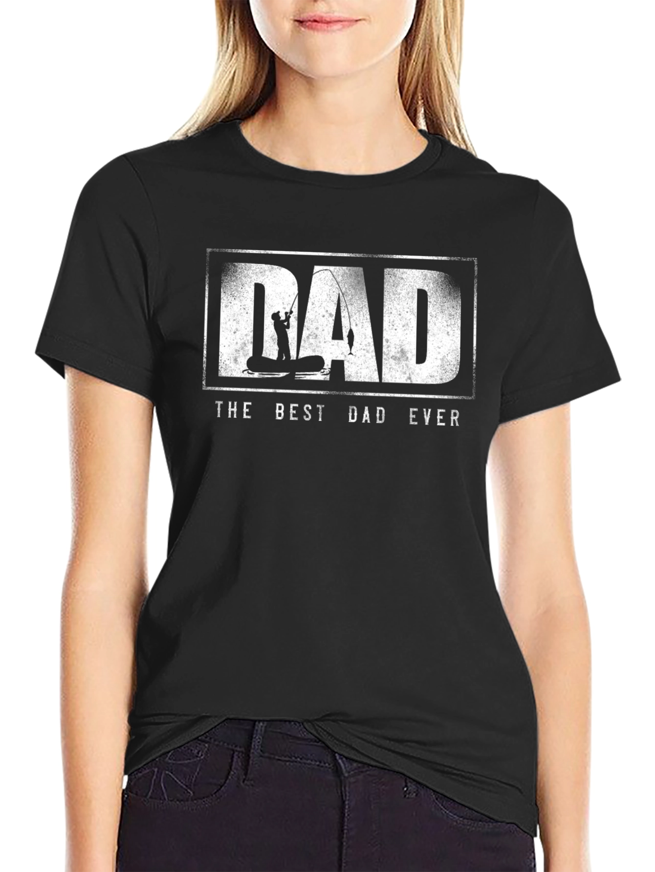Dad The Best Dad Ever Fishing T-Shirt