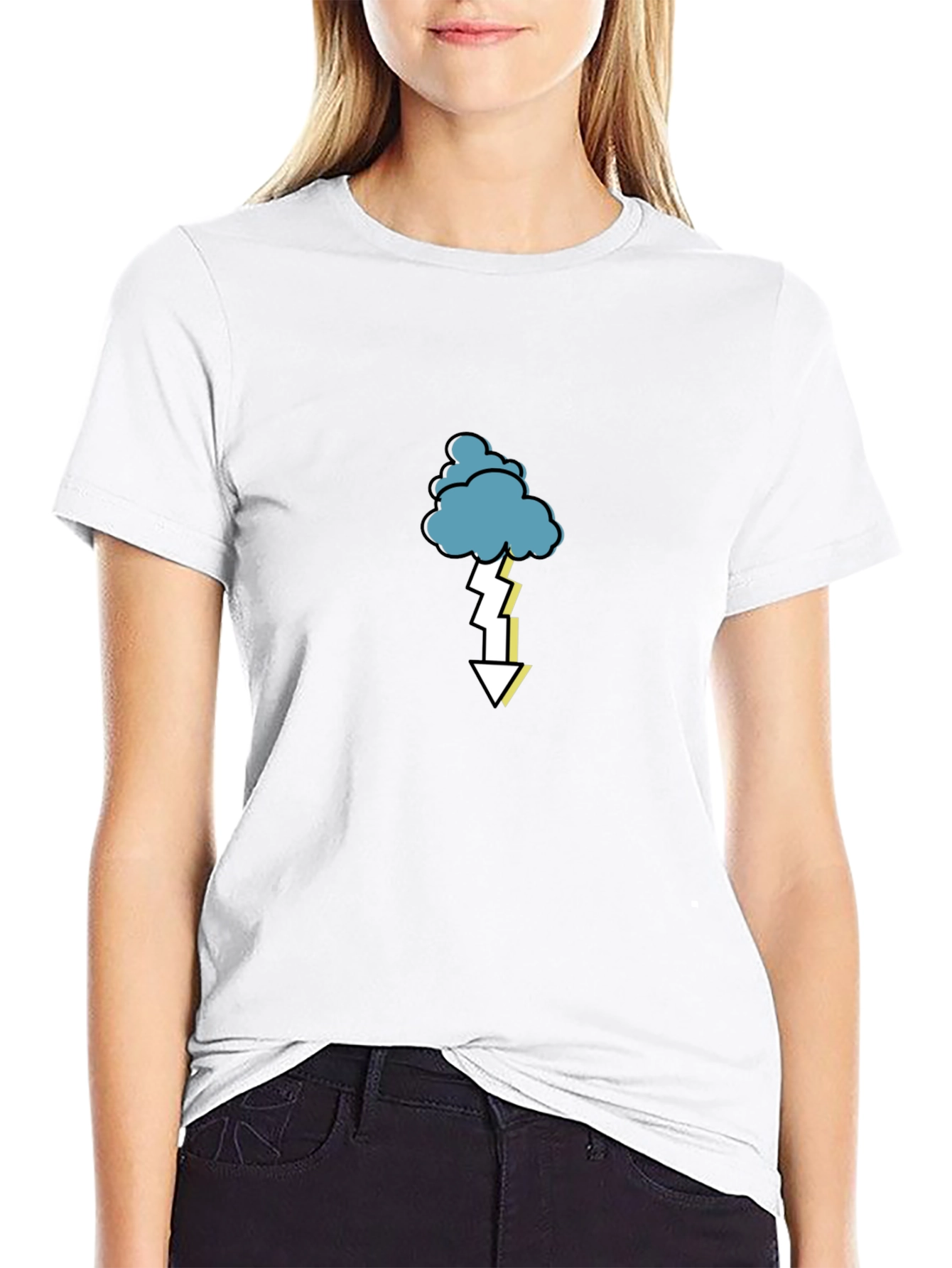 Stormy Weather T-Shirt - Lightning Bolt Design