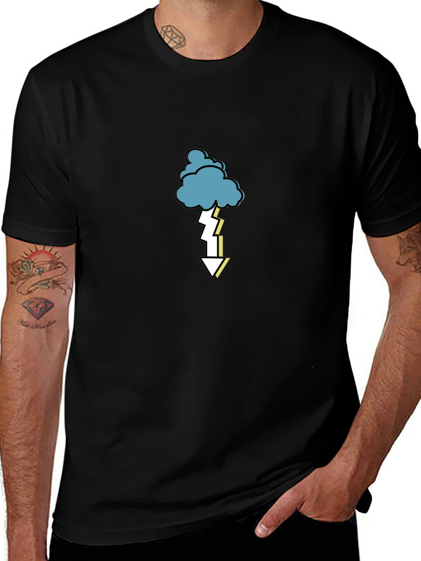 Stormy Weather T-Shirt - Lightning Bolt Design