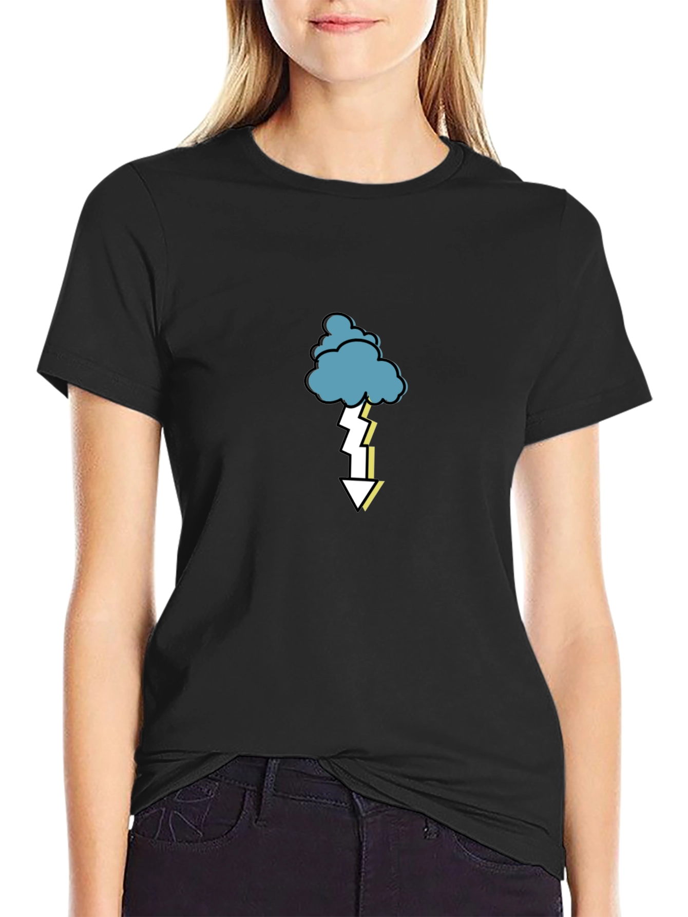 Stormy Weather T-Shirt - Lightning Bolt Design