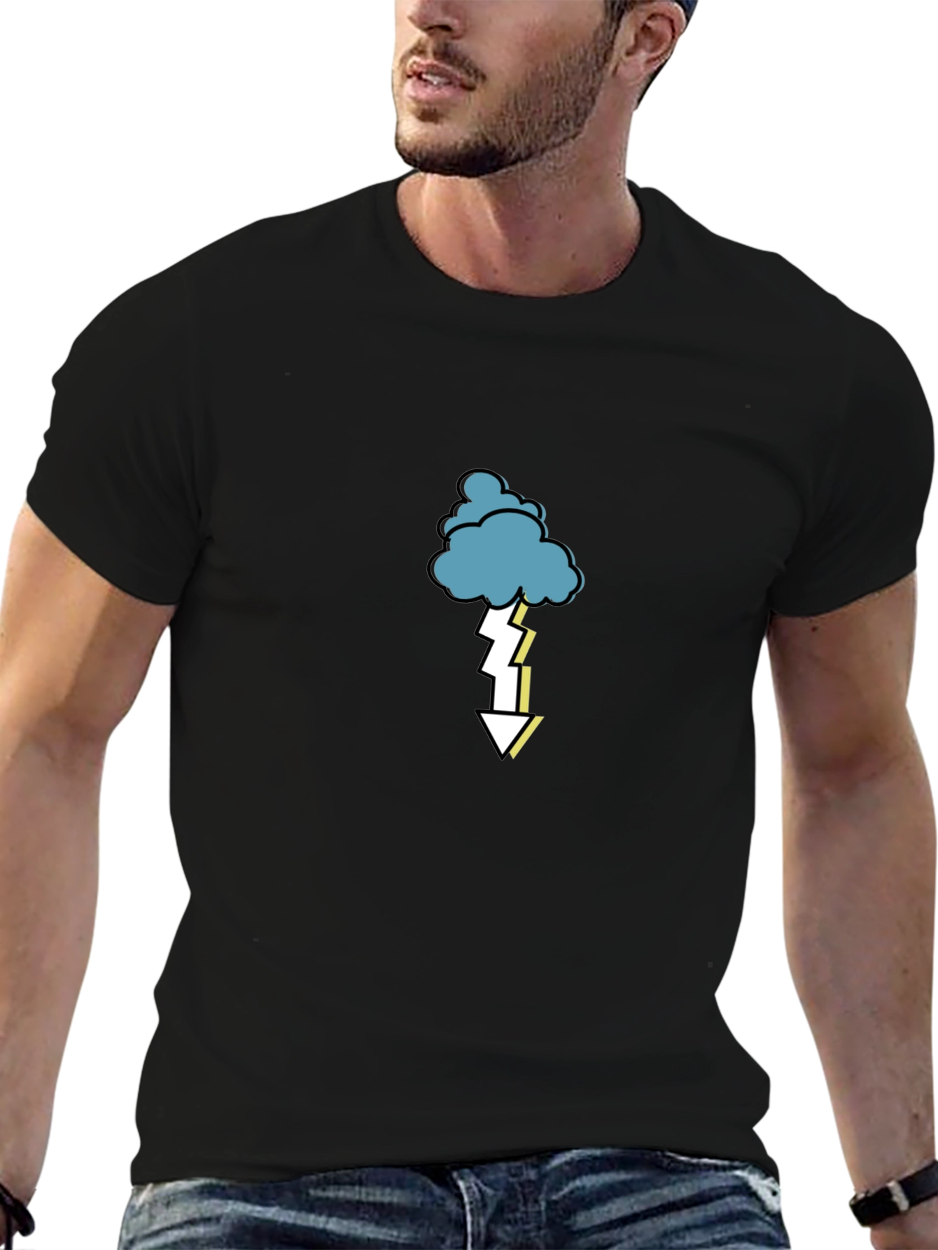 Stormy Weather T-Shirt - Lightning Bolt Design