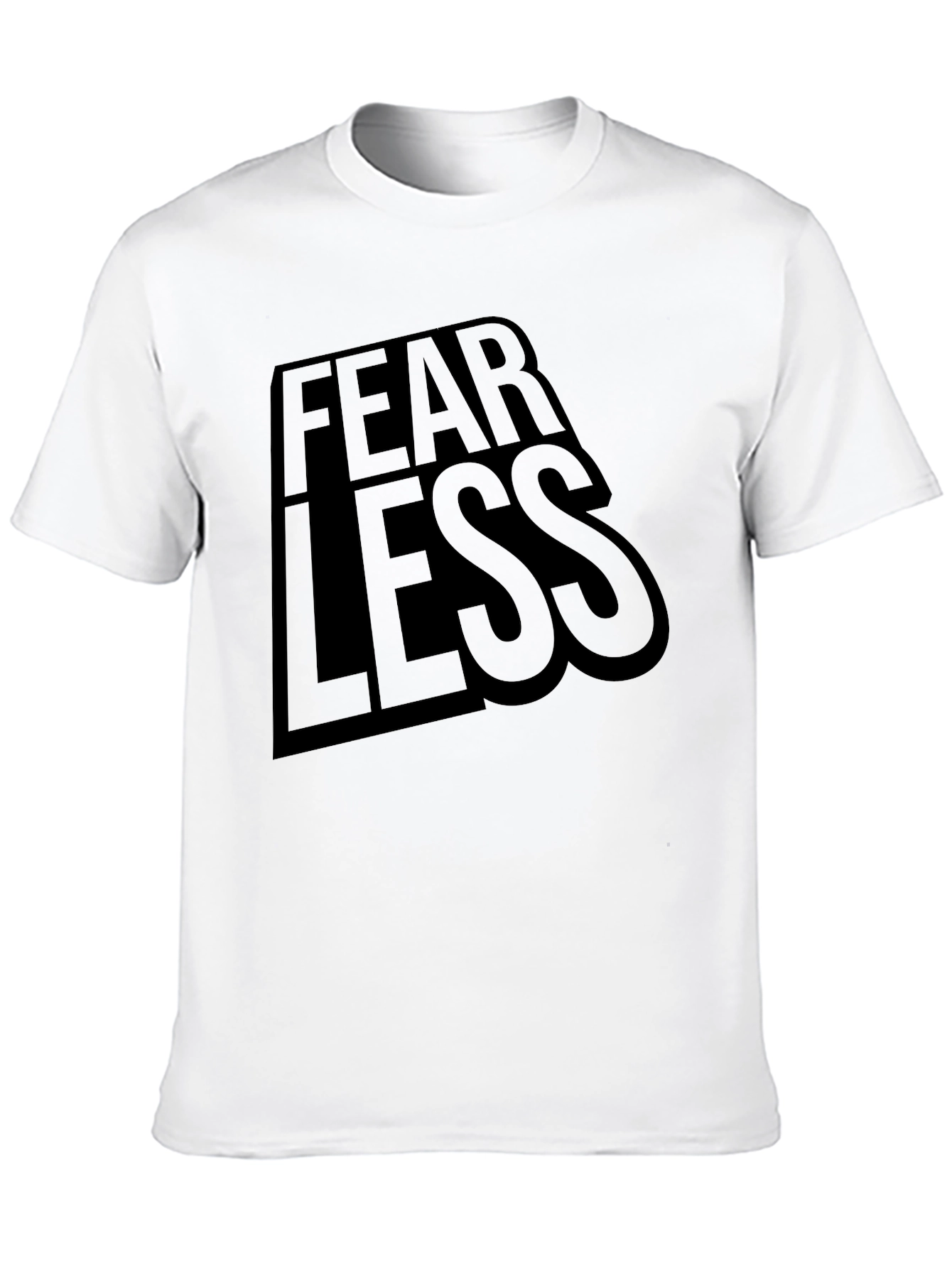 Fearless Graphic Tee - Stylish Black Shirt