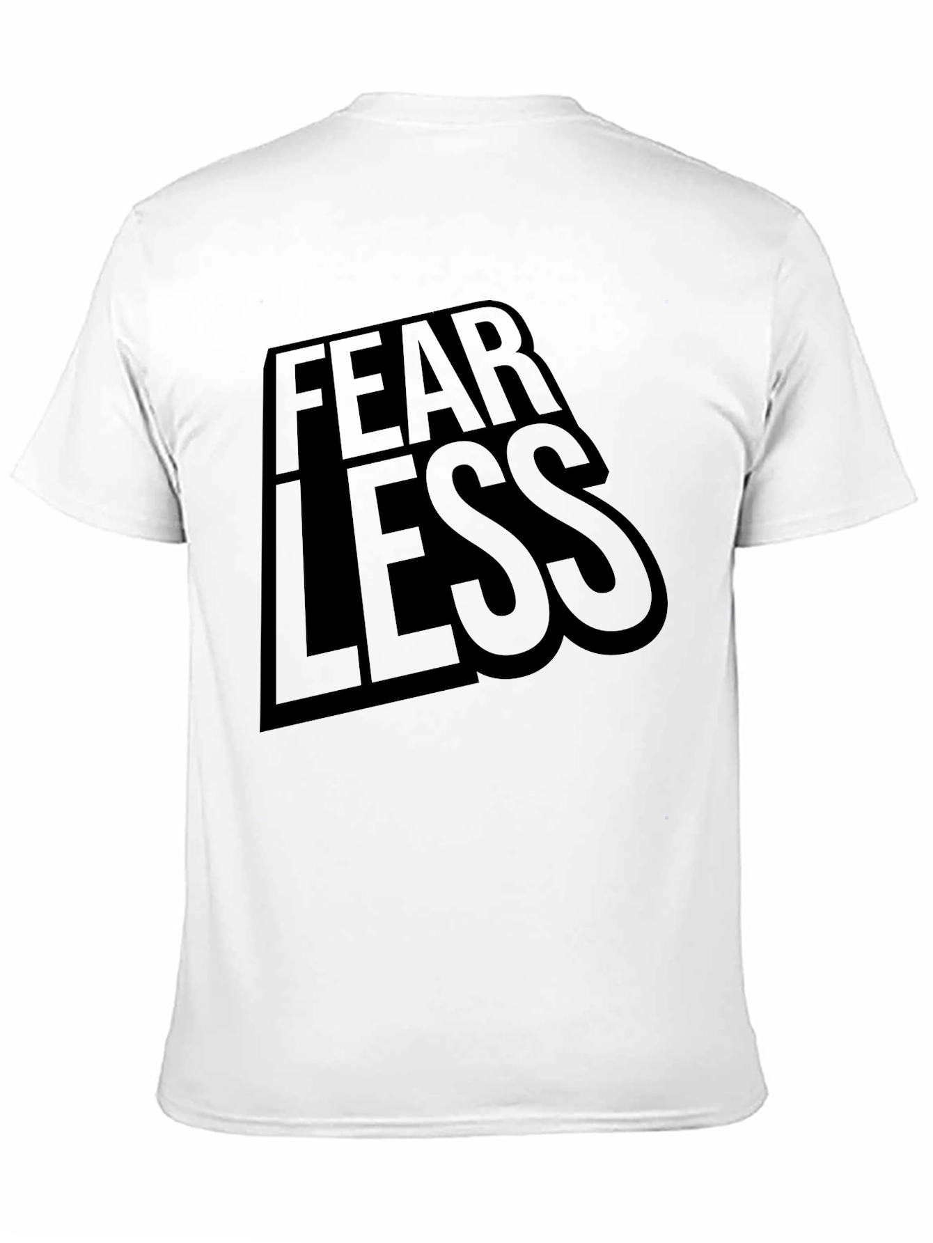 Fearless Graphic Tee - Stylish Black Shirt