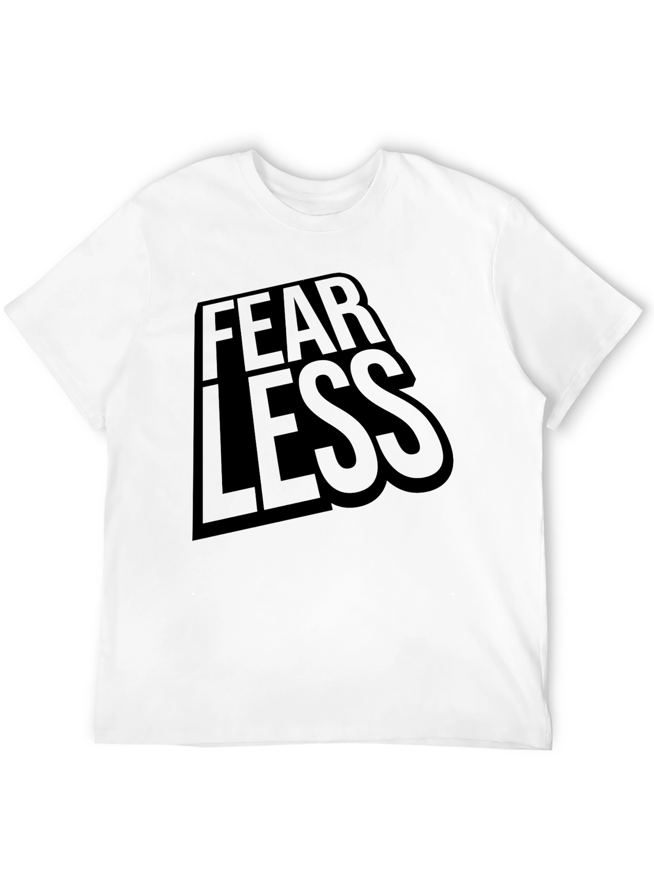 Fearless Graphic Tee - Stylish Black Shirt