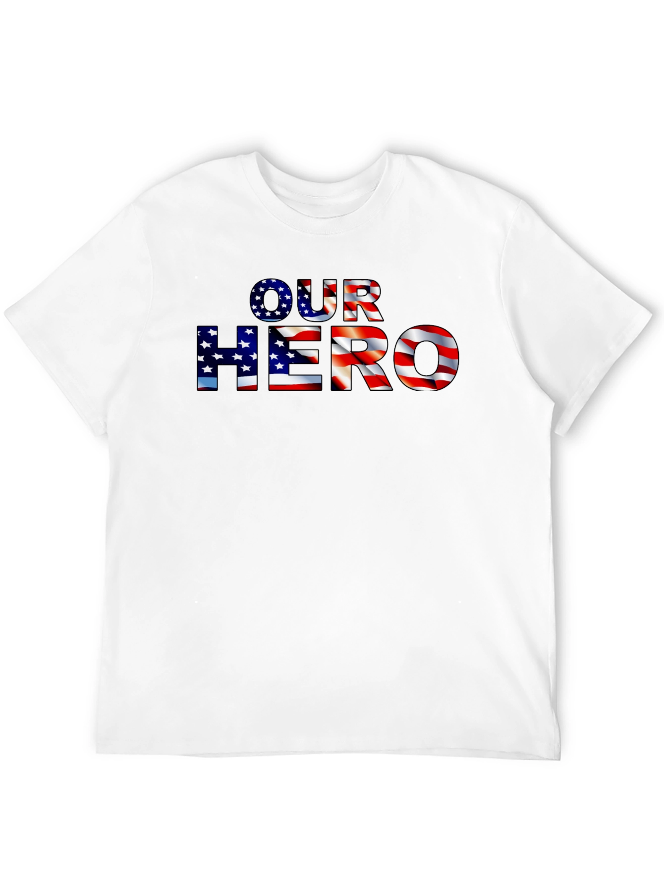 Our Hero American Flag Patriotic T-Shirt