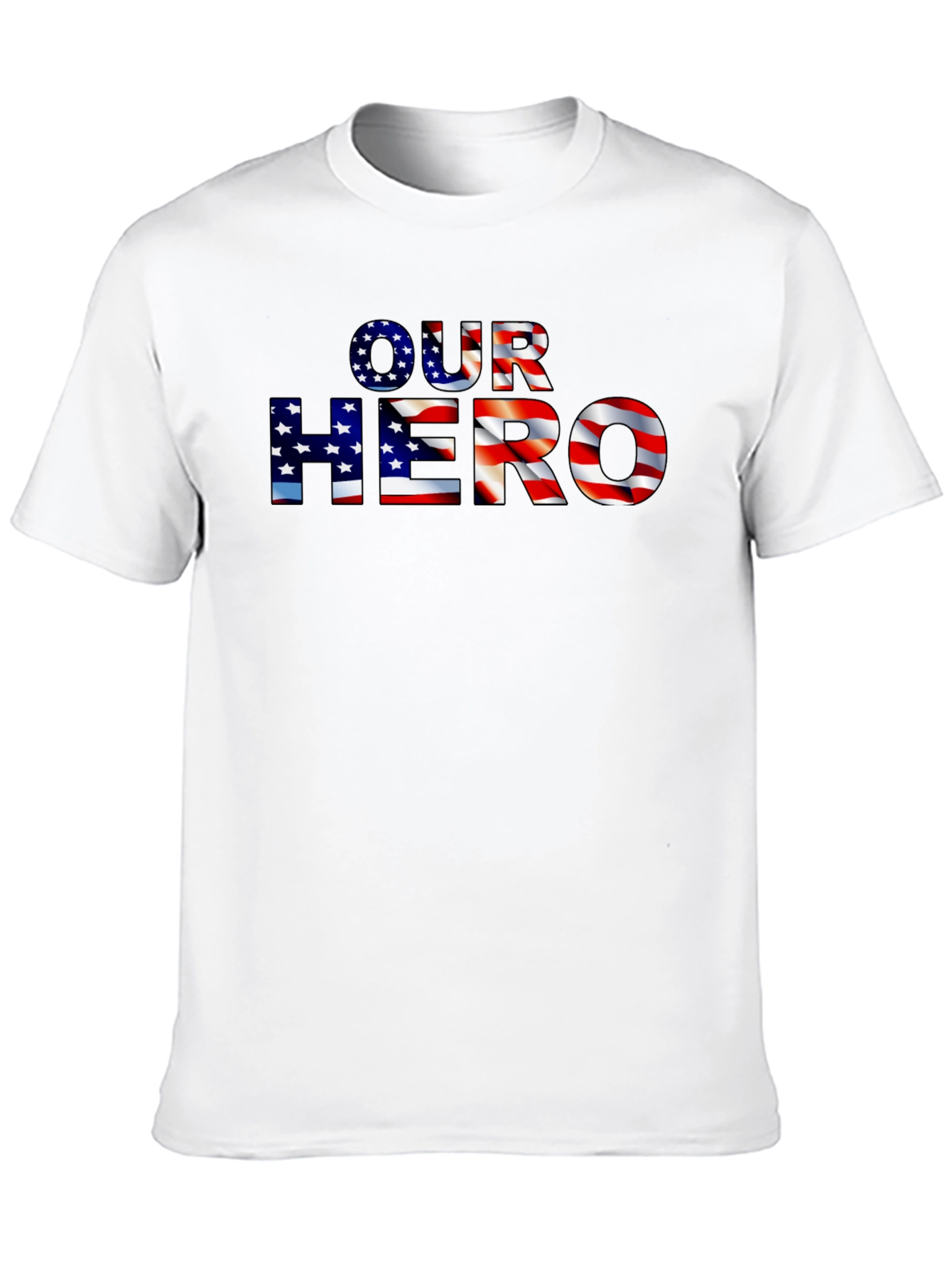 Our Hero American Flag Patriotic T-Shirt