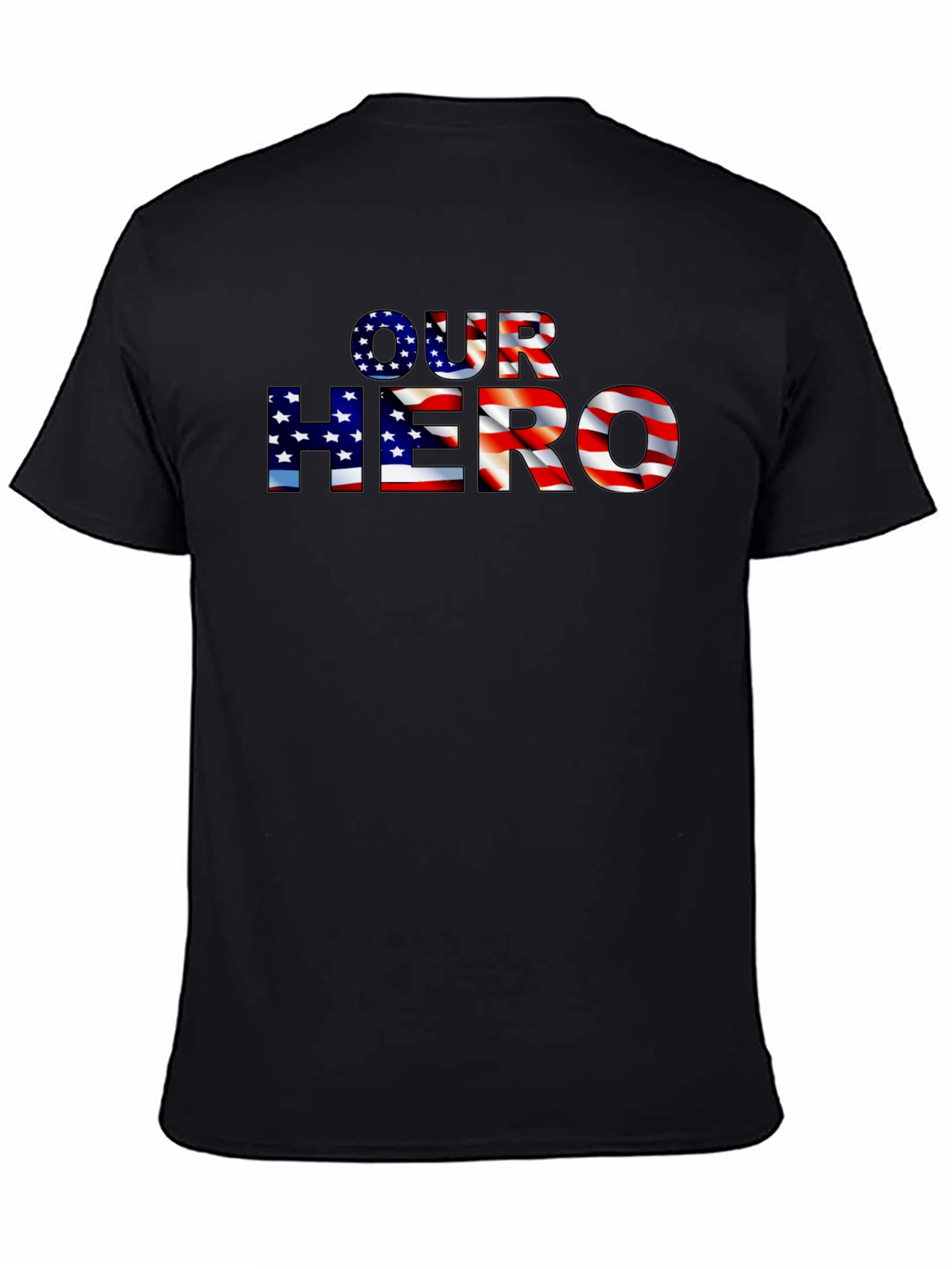 Our Hero American Flag Patriotic T-Shirt