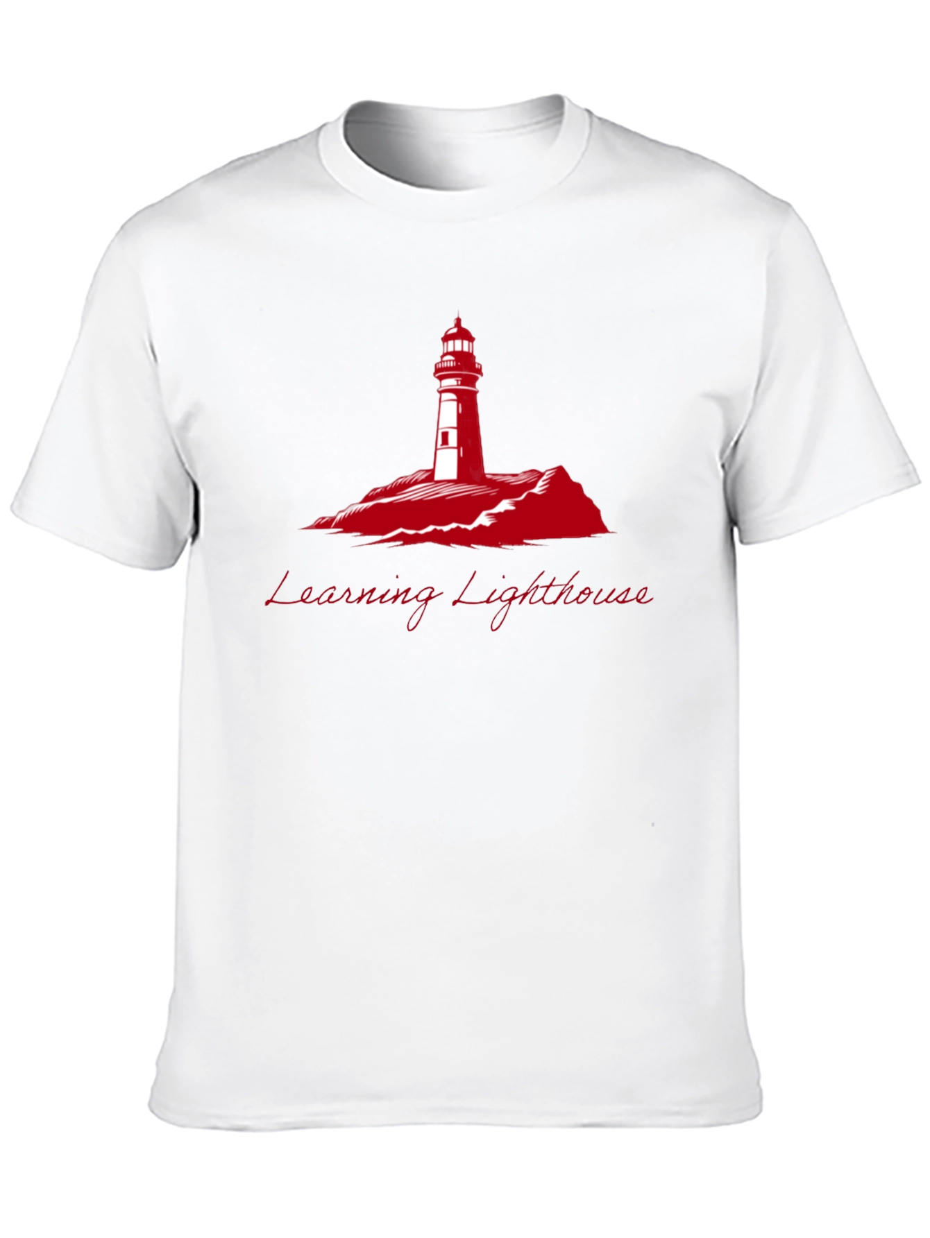 Learning Lighthouse Black T-Shirt