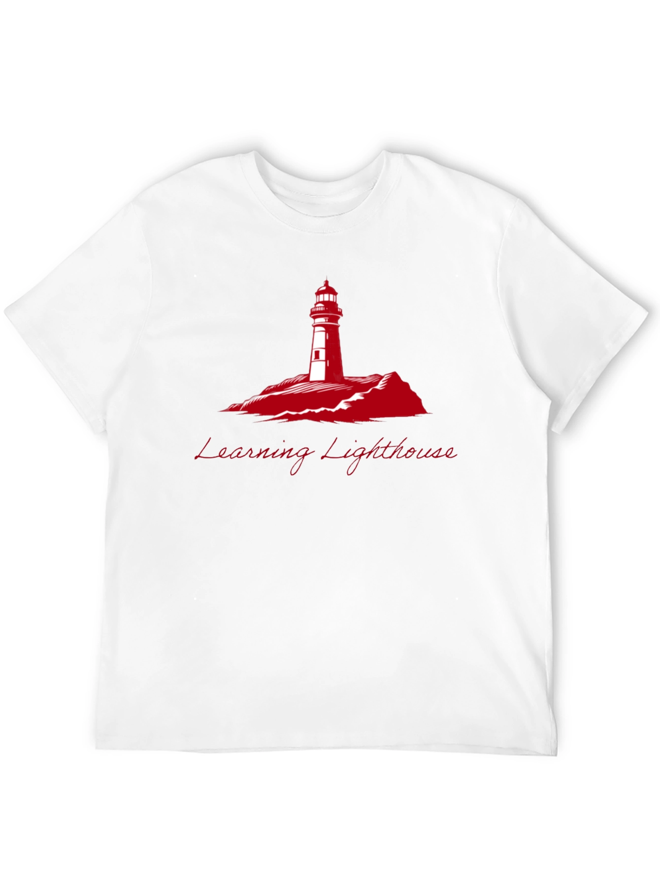 Learning Lighthouse Black T-Shirt