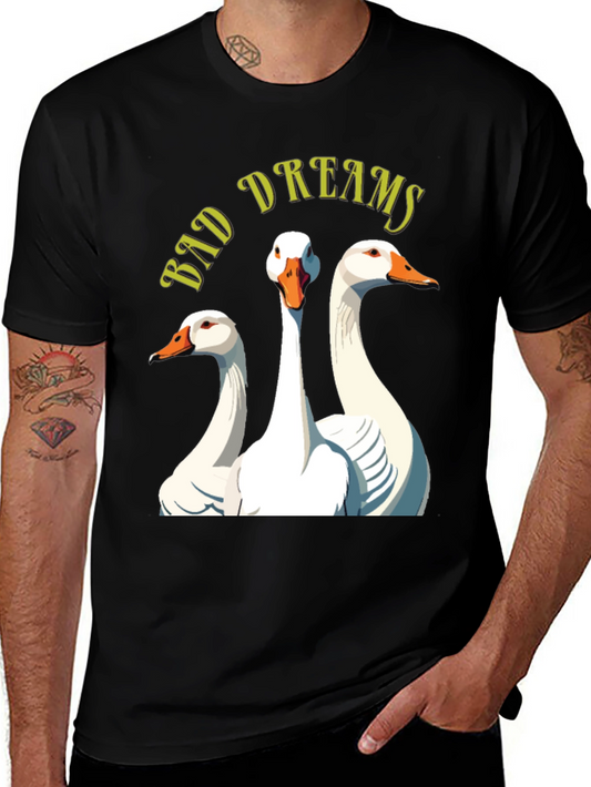 Bad Dreams Goose T-Shirt - Funny Graphic Tee