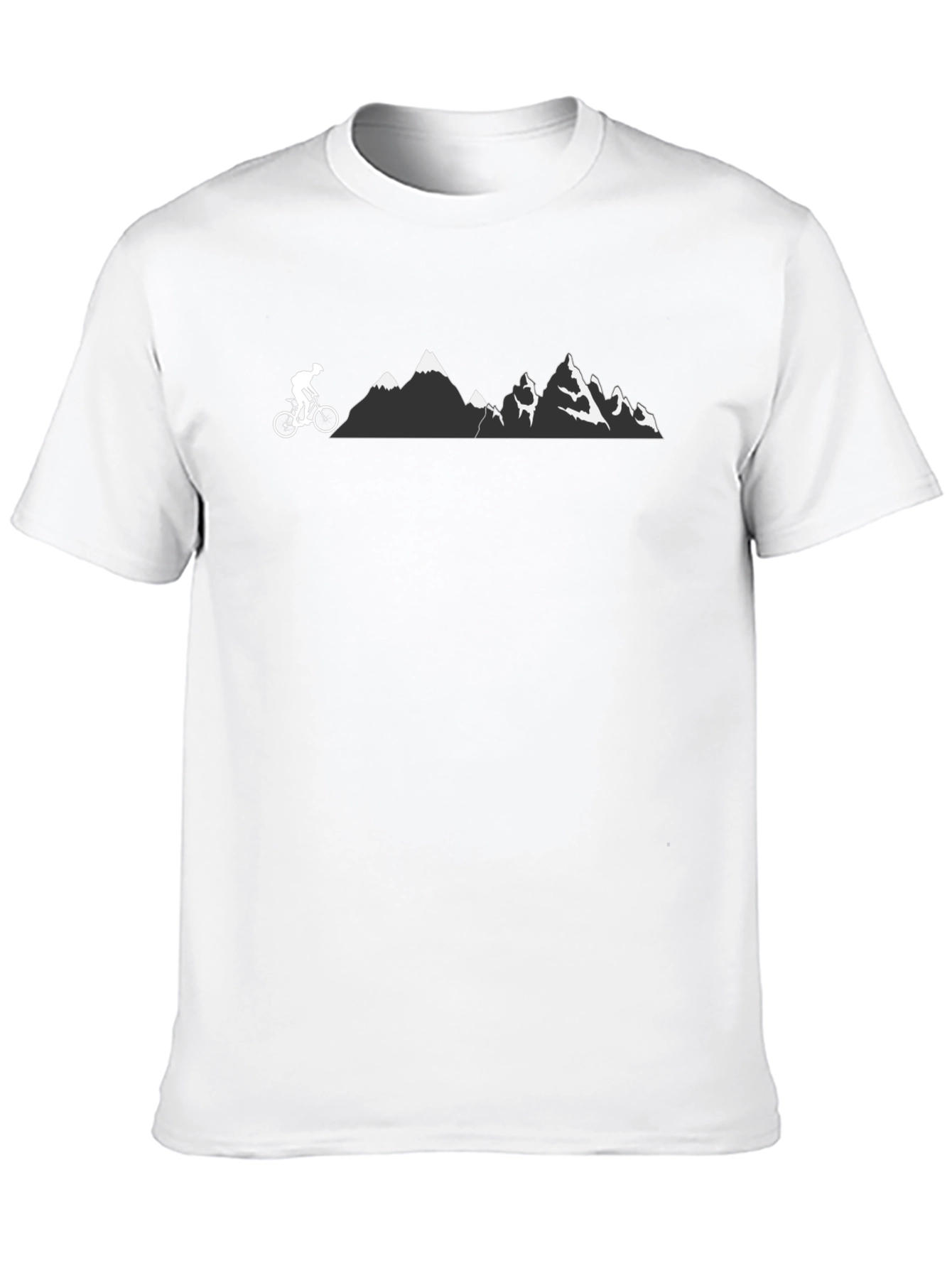 Mountain Biker Graphic Tee - Black