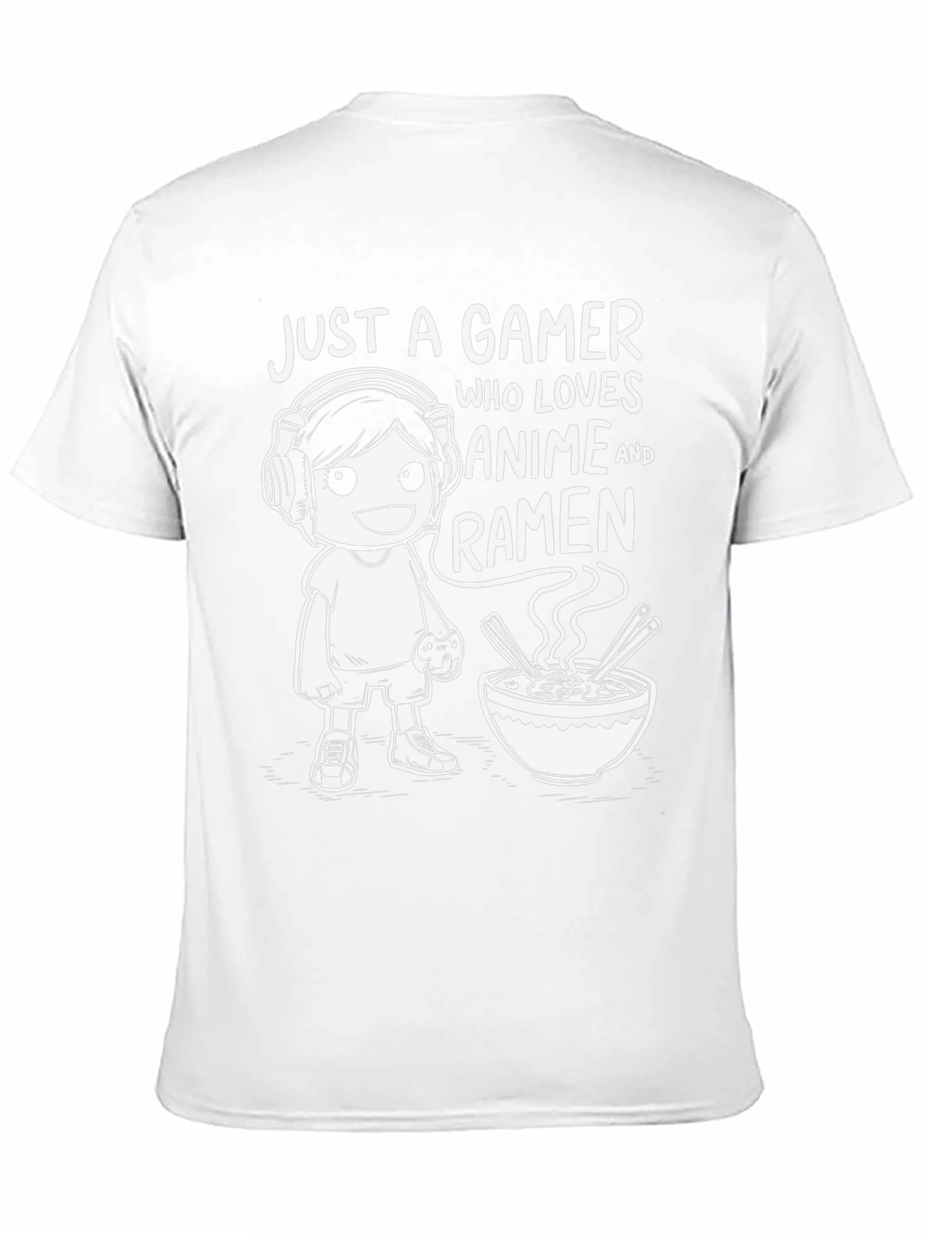 Gamer Anime Ramen Graphic Tee
