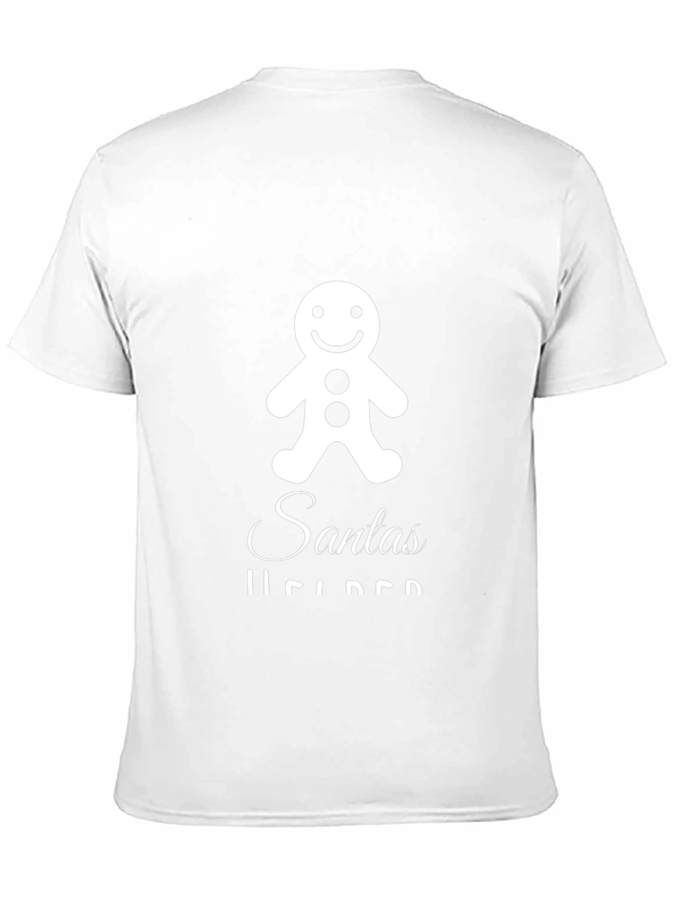 Santas Helper Gingerbread Man Graphic T-Shirt