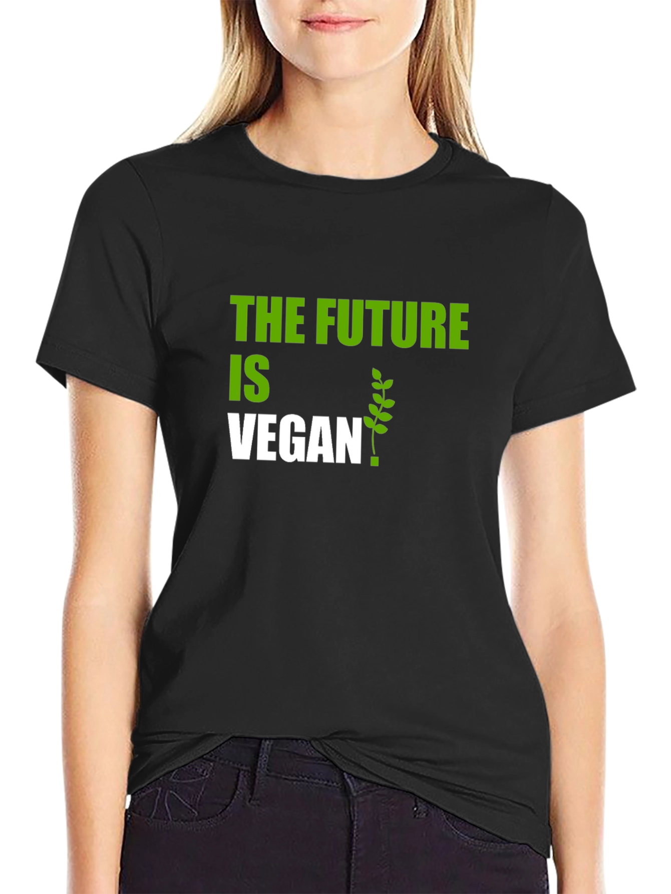 The Future is Vegan T-Shirt - Eco-Friendly Statement Tee