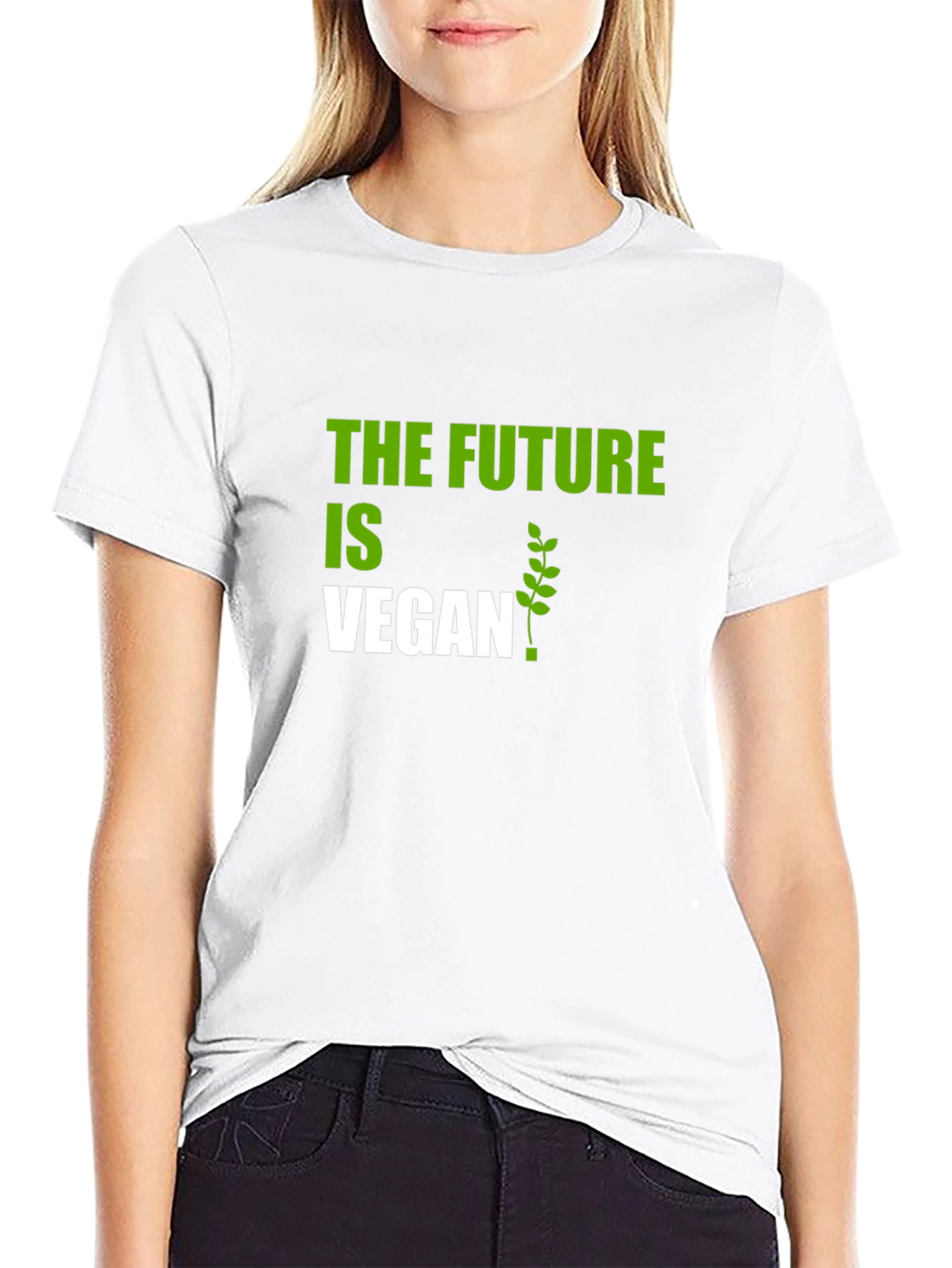 The Future is Vegan T-Shirt - Eco-Friendly Statement Tee