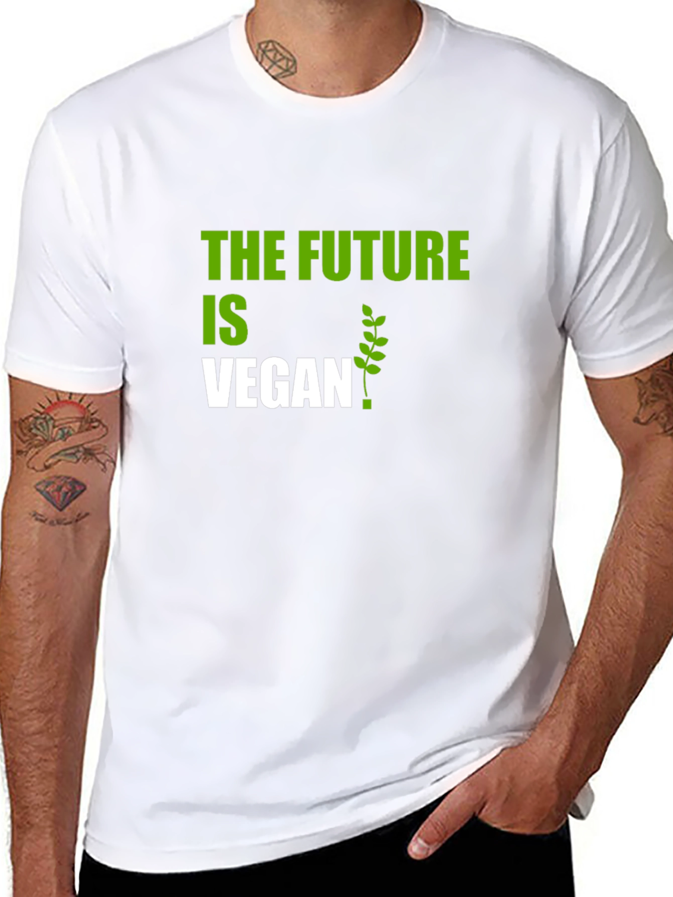 The Future is Vegan T-Shirt - Eco-Friendly Statement Tee