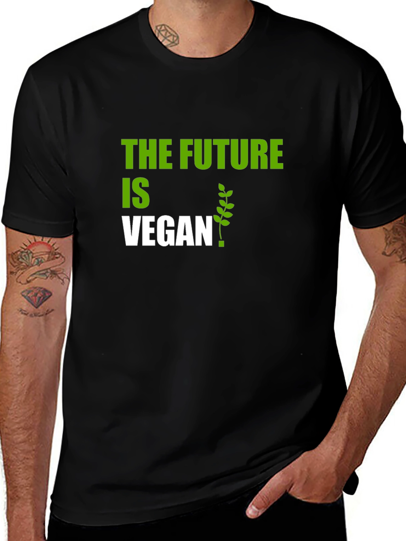 The Future is Vegan T-Shirt - Eco-Friendly Statement Tee
