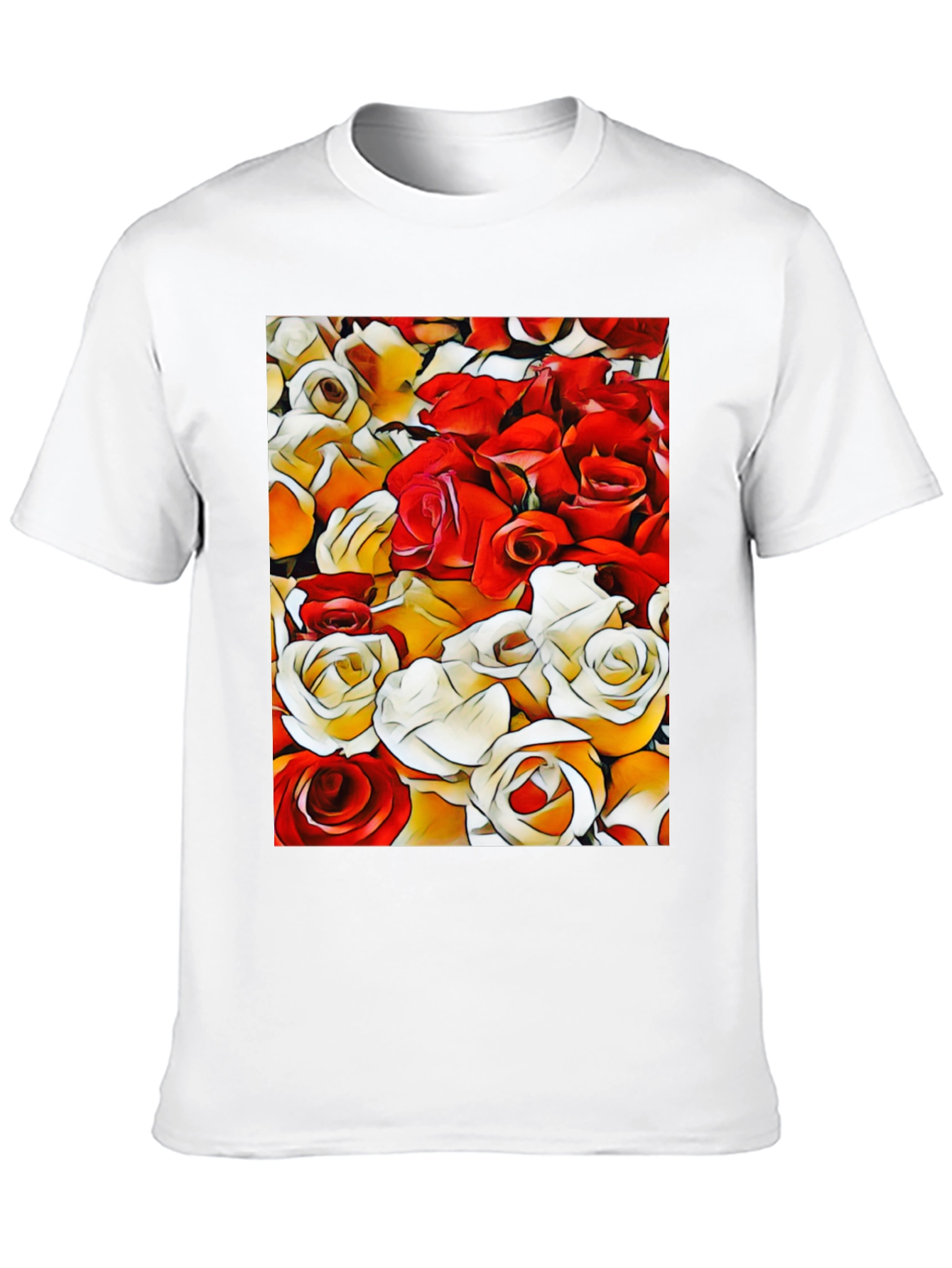 Floral Pattern T-Shirt