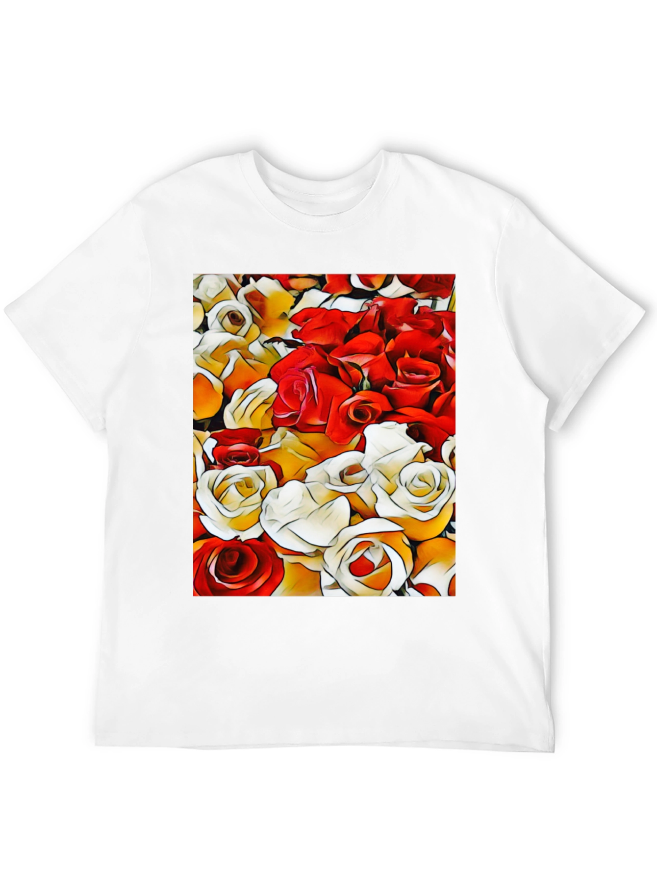 Floral Pattern T-Shirt