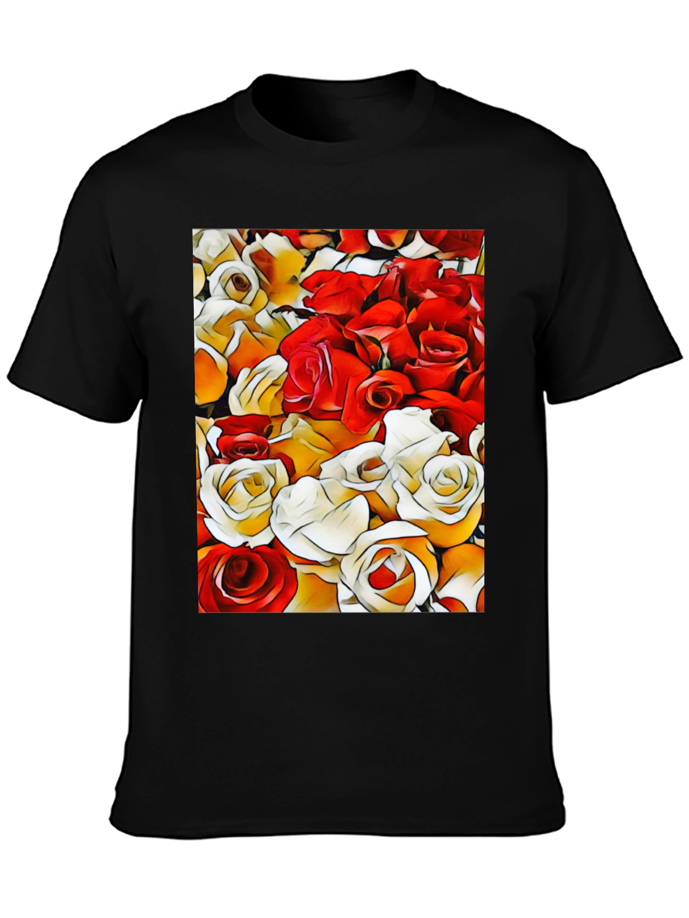 Floral Pattern T-Shirt